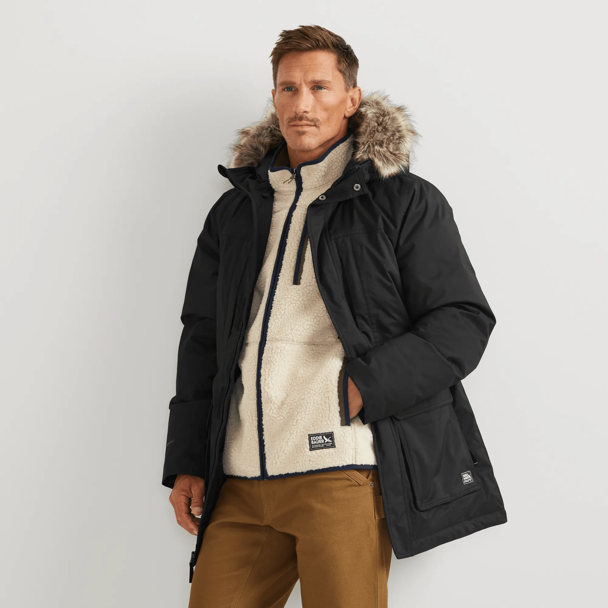 Men's Superior Down Waterproof Hooded Parka