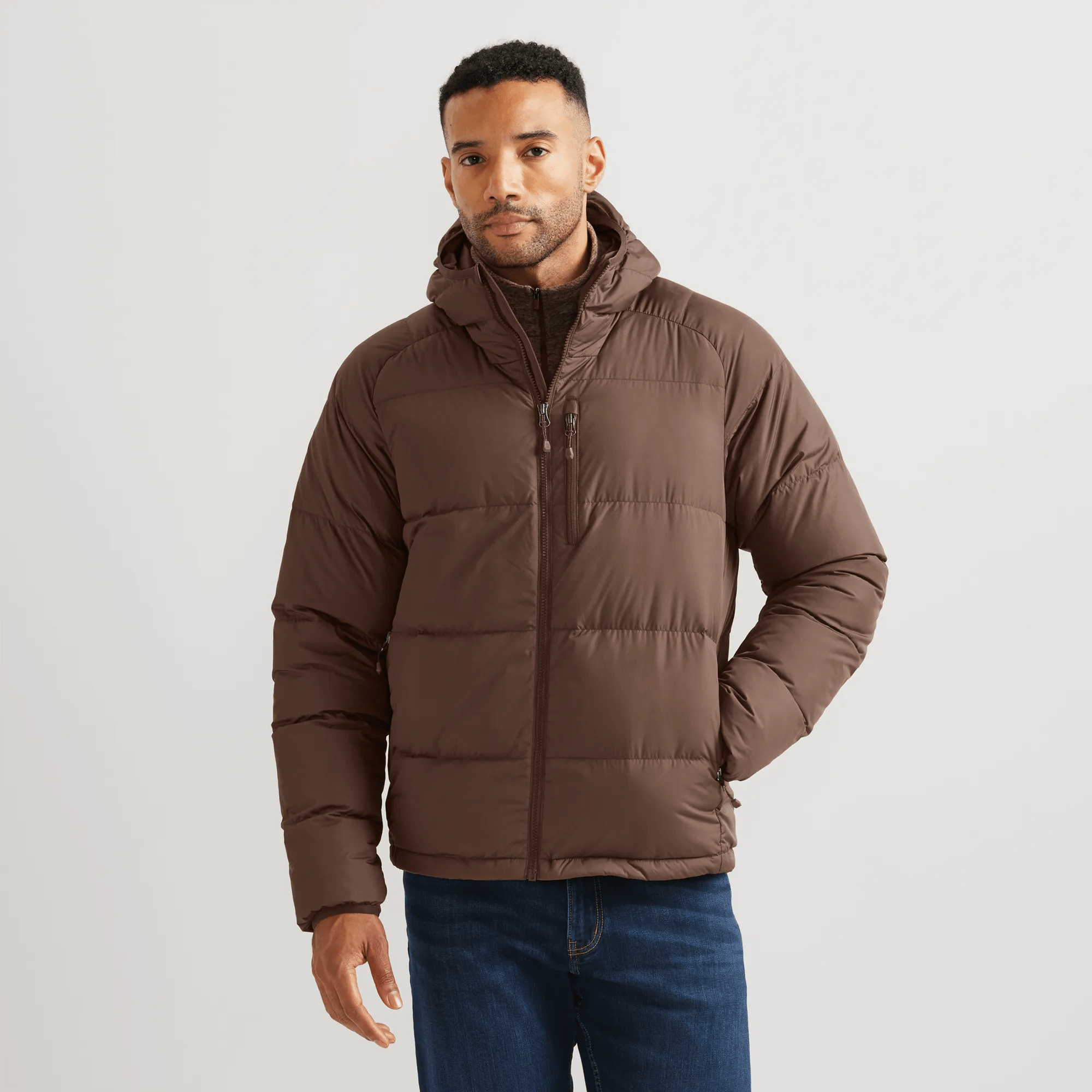 Men's Super Down Hooded Jacket