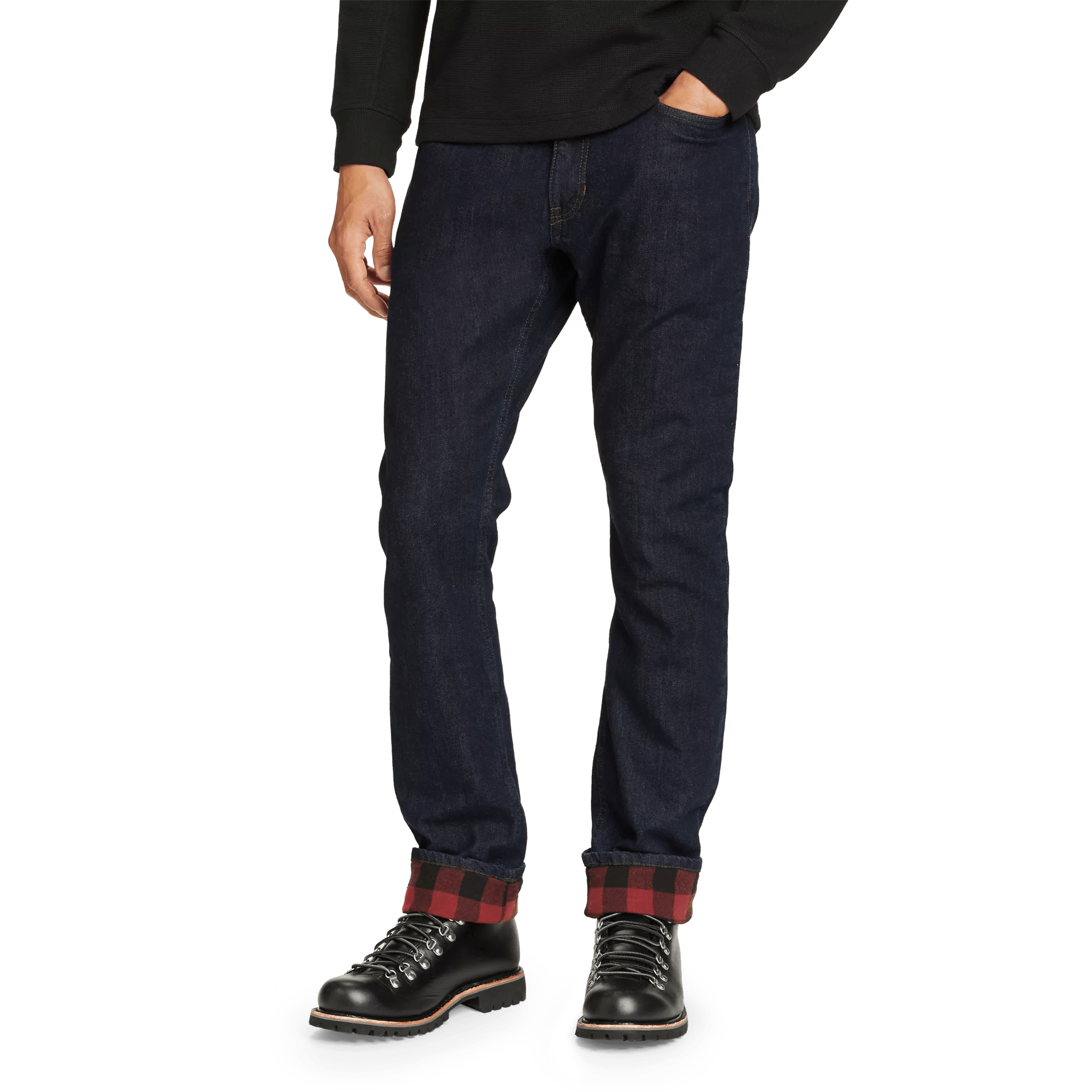 Men's H2Low Flex Flannel-Lined Jeans