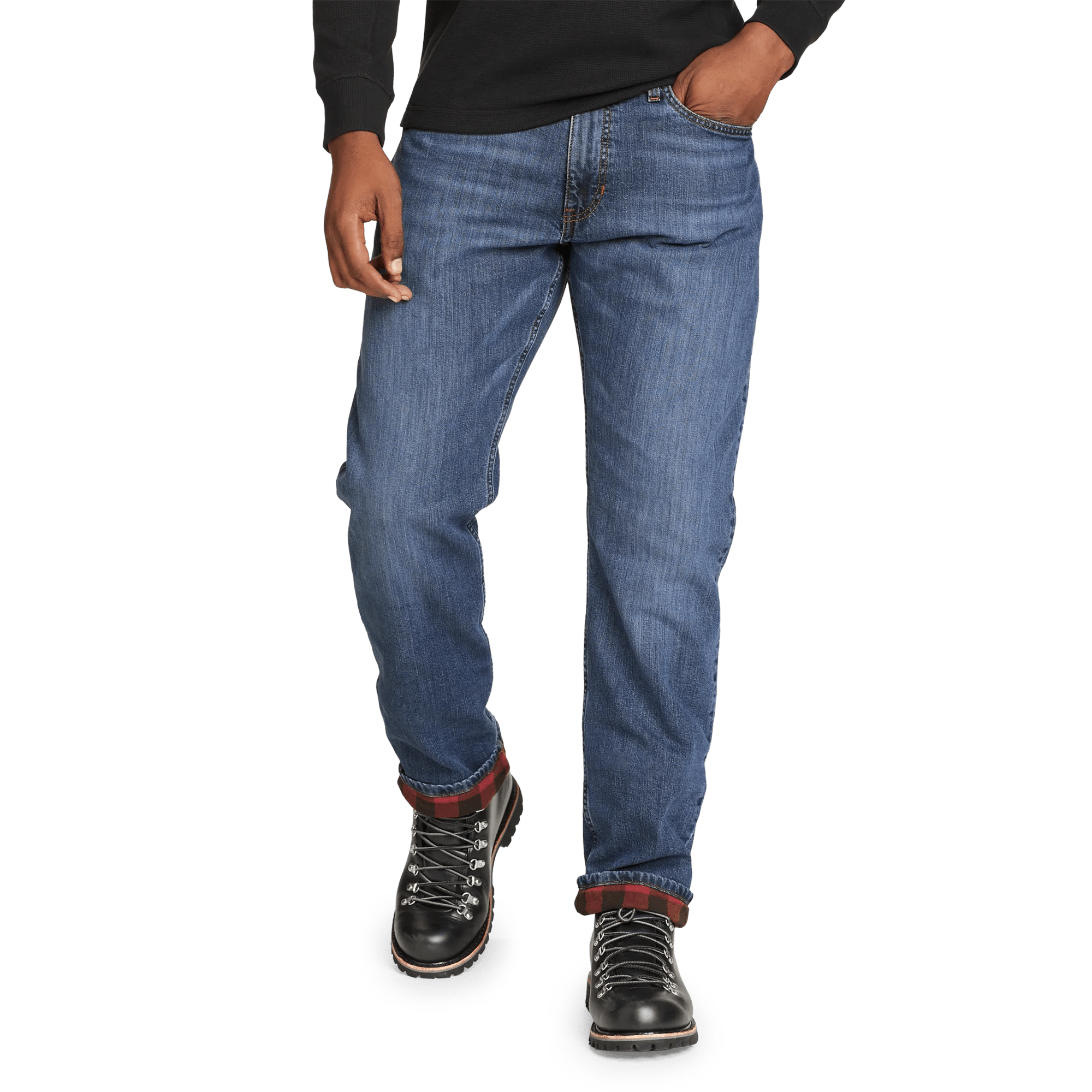 Men's H2Low Flex Flannel-Lined Jeans