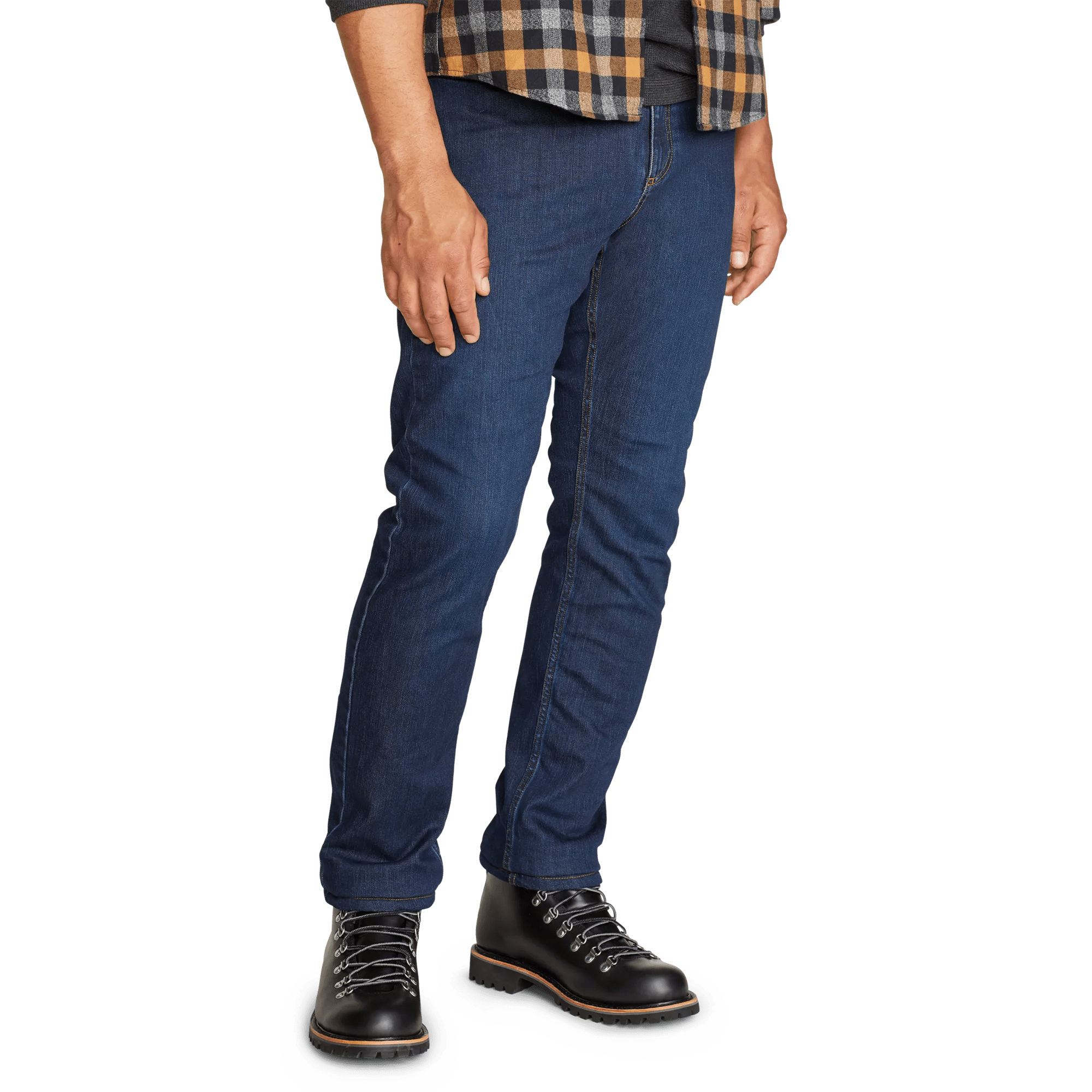 Men's Voyager Flex Fleece-Lined Straight Fit Jeans