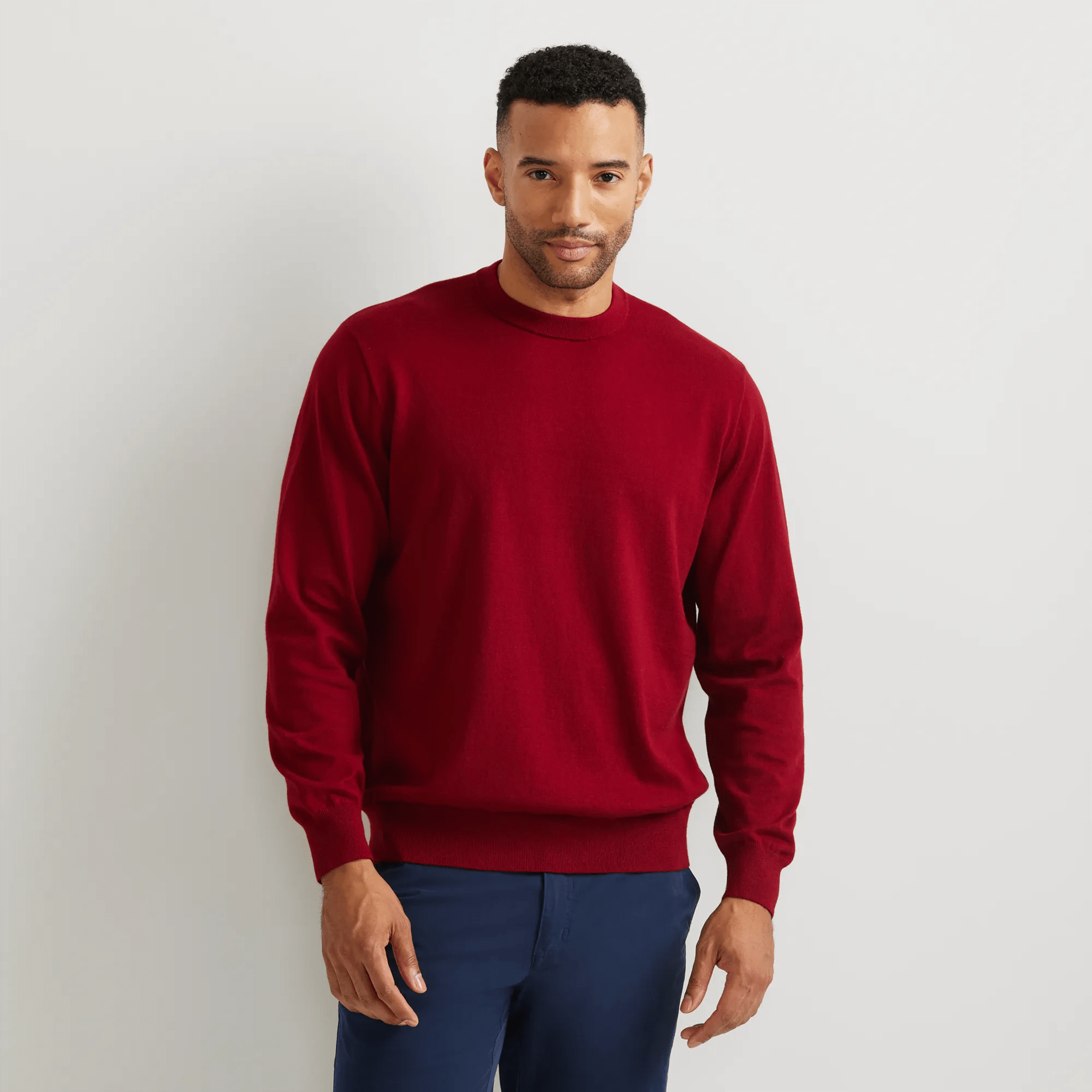 Men's Classic Merino Blend Crewneck Sweater