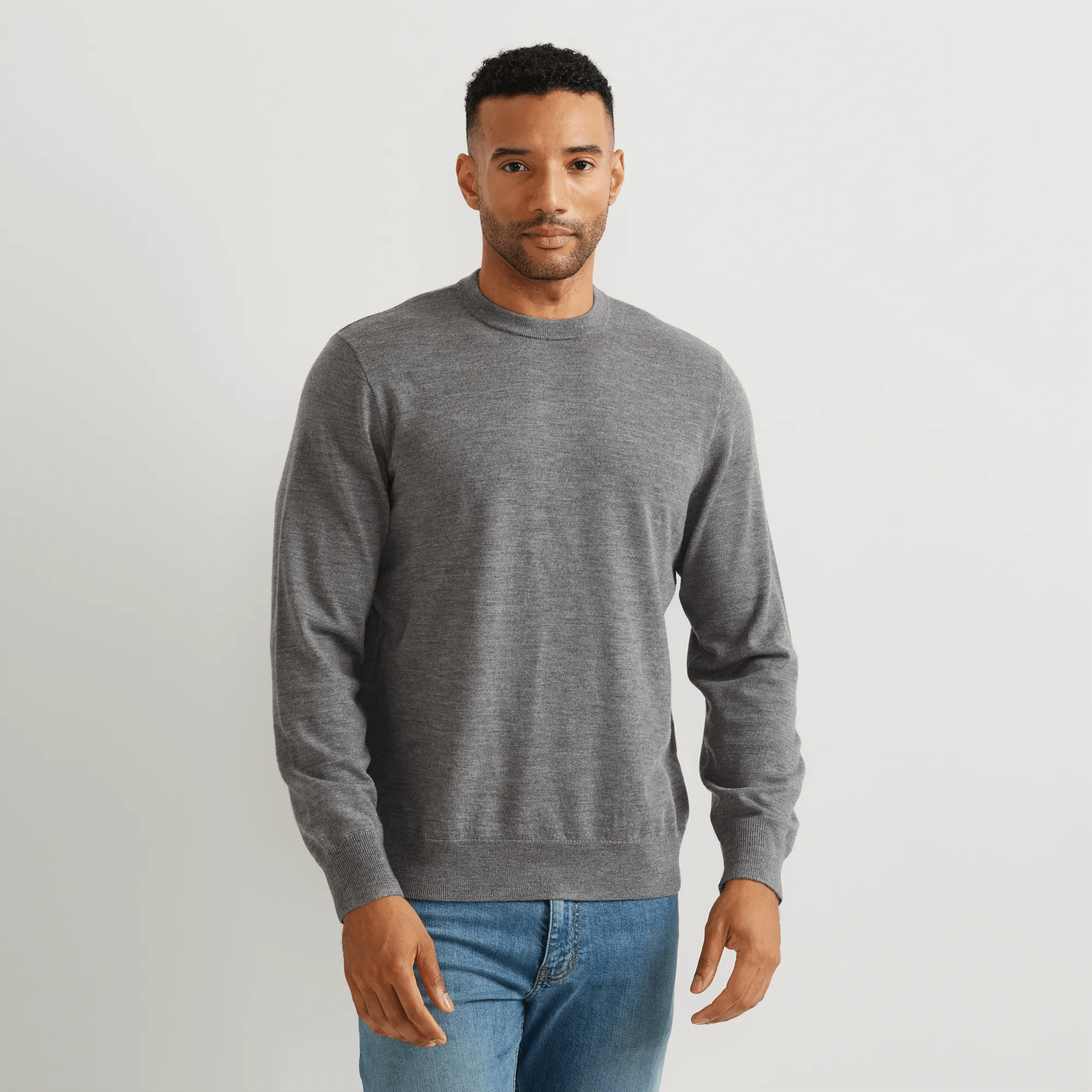 Men's Signature Merino Wool Crewneck Sweater