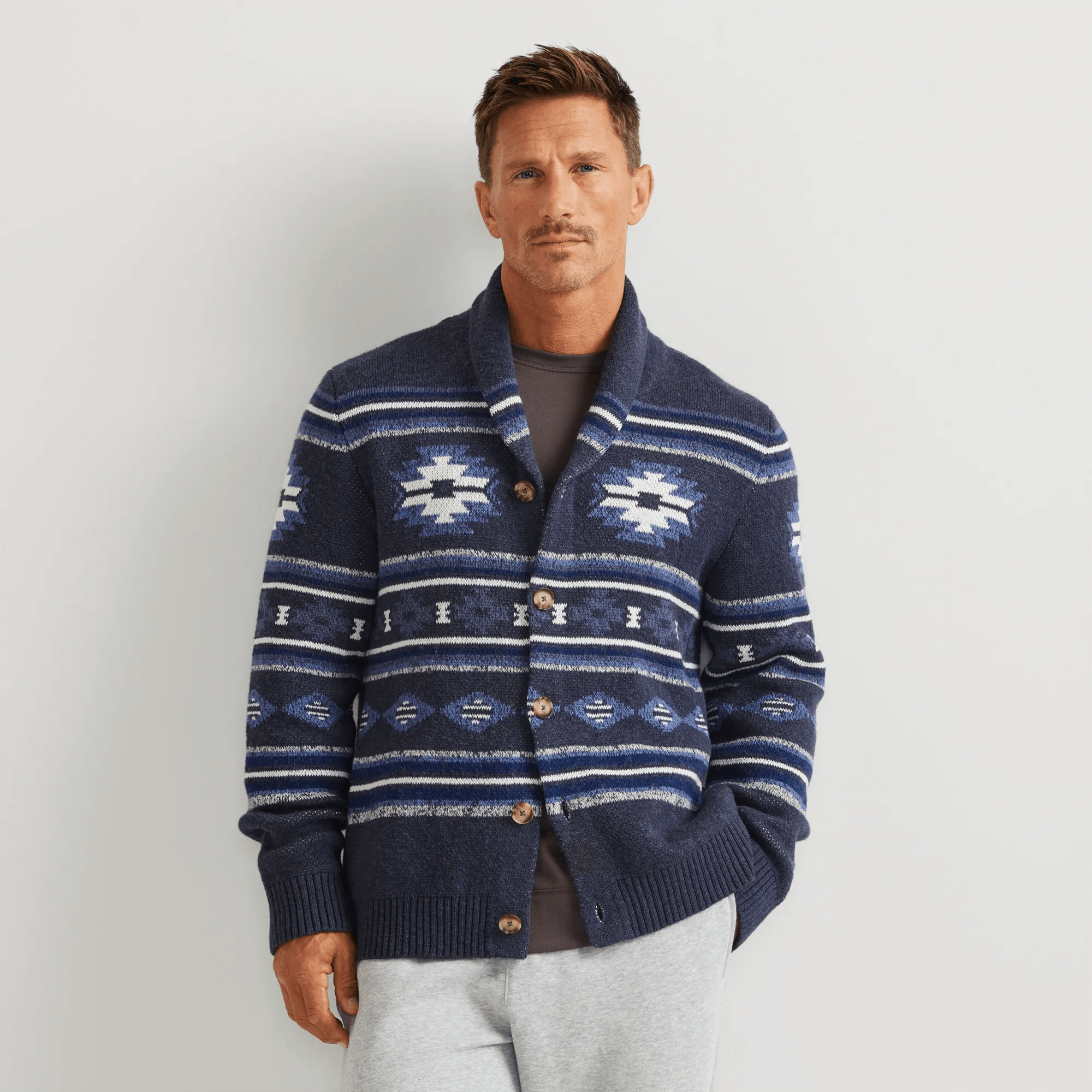 Men's Northwest Shawl Collar Cardigan