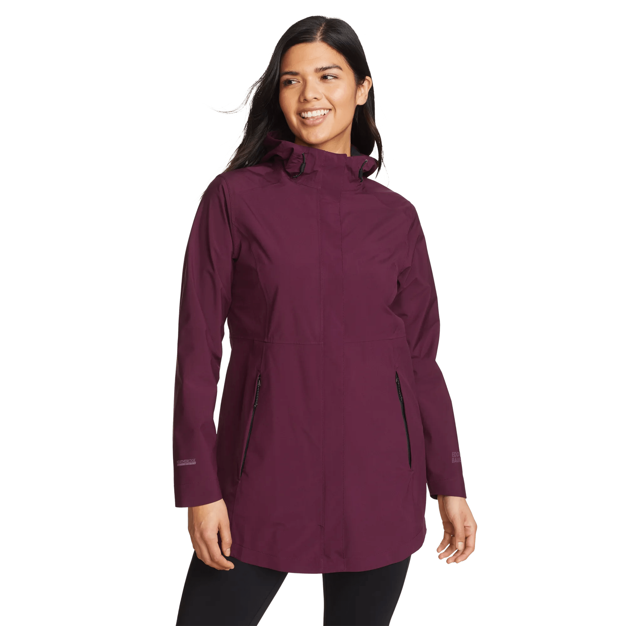 Women's Cloud Cap Waterproof Stretch Hooded Rain Parka