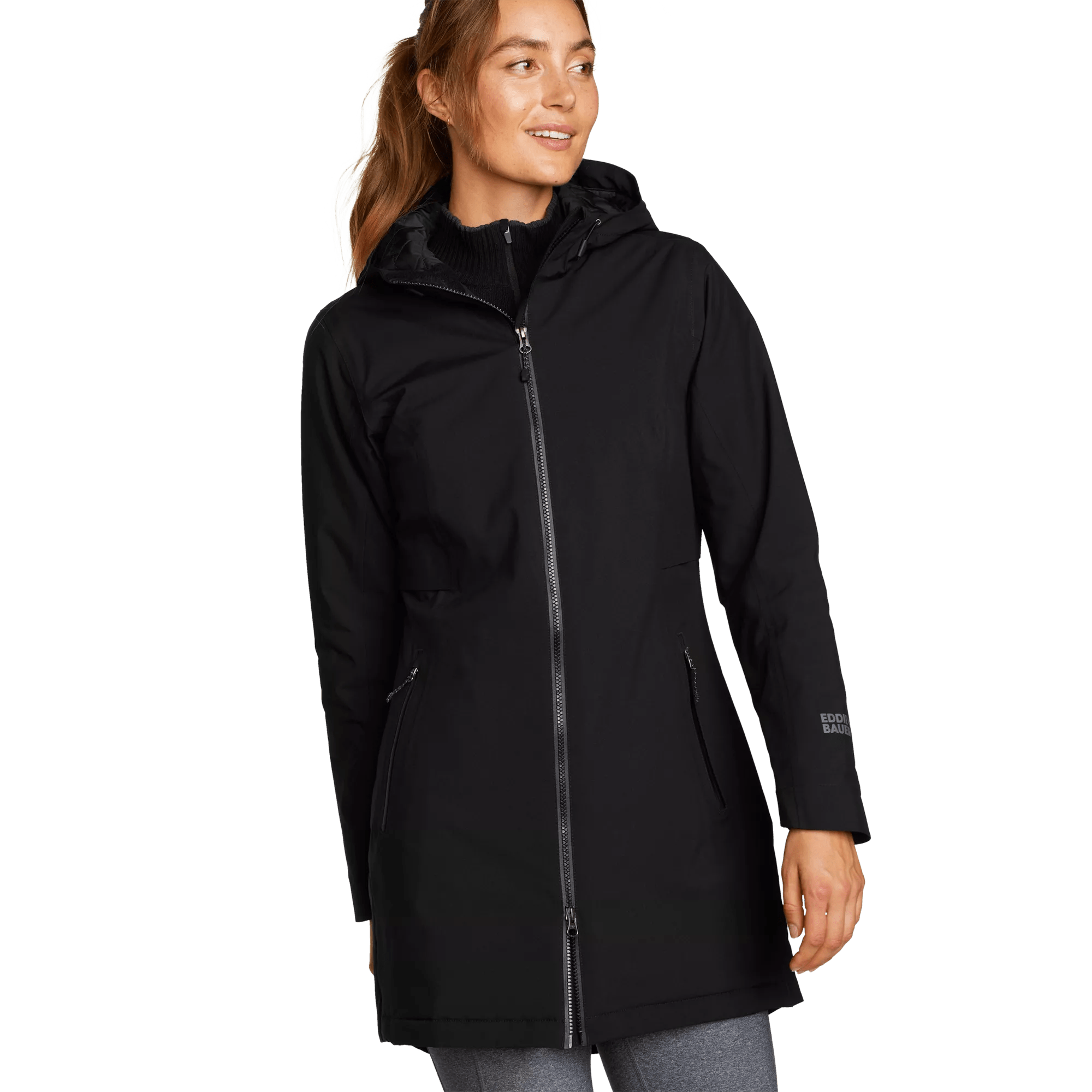 Women's Cloud Cap Stretch Insulated Waterproof Trench Coat