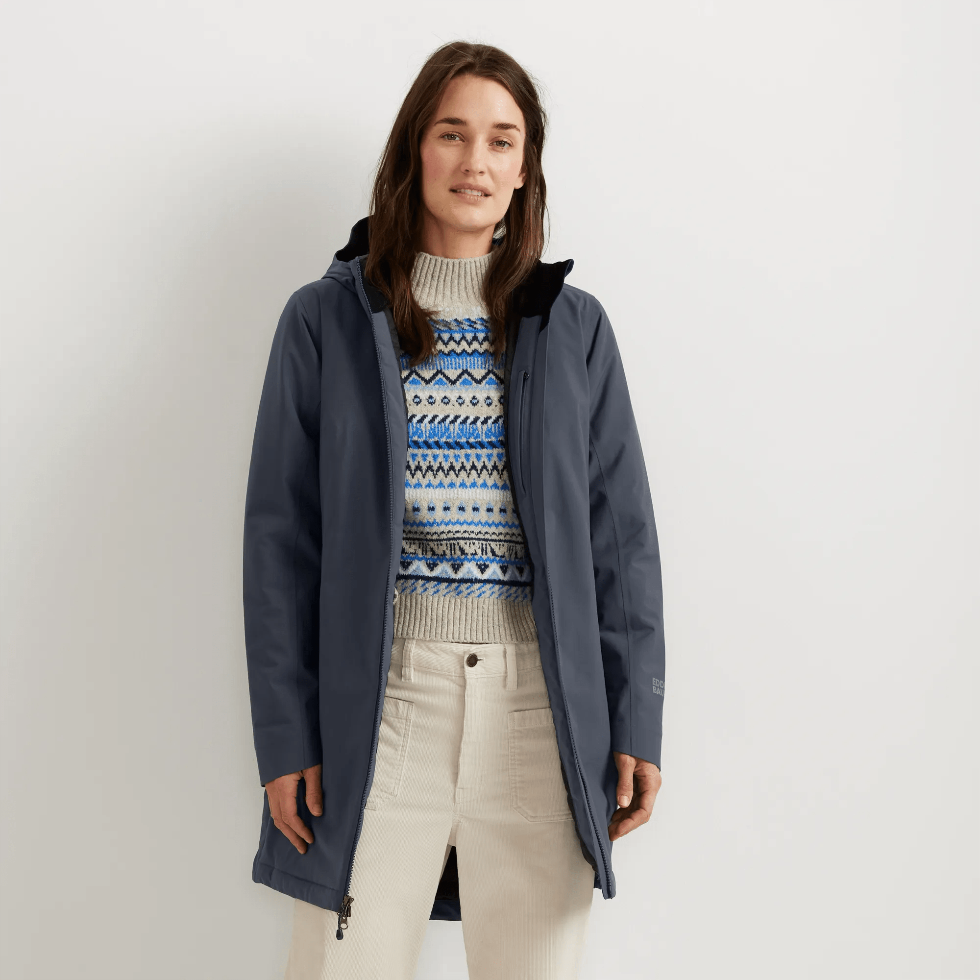 Women's Cloud Cap Stretch Insulated Waterproof Trench Coat
