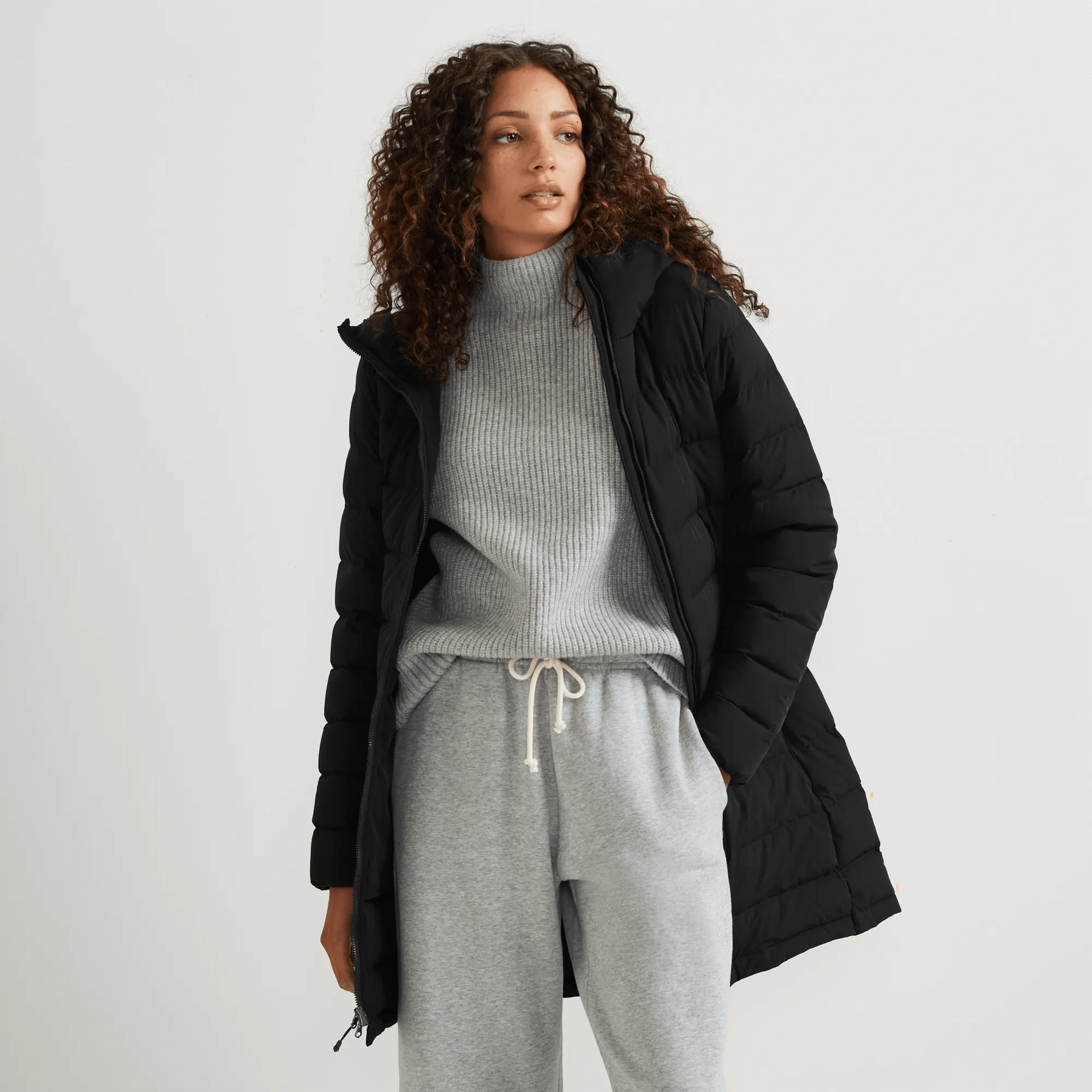 Women's EB Stretch Down Hooded Parka
