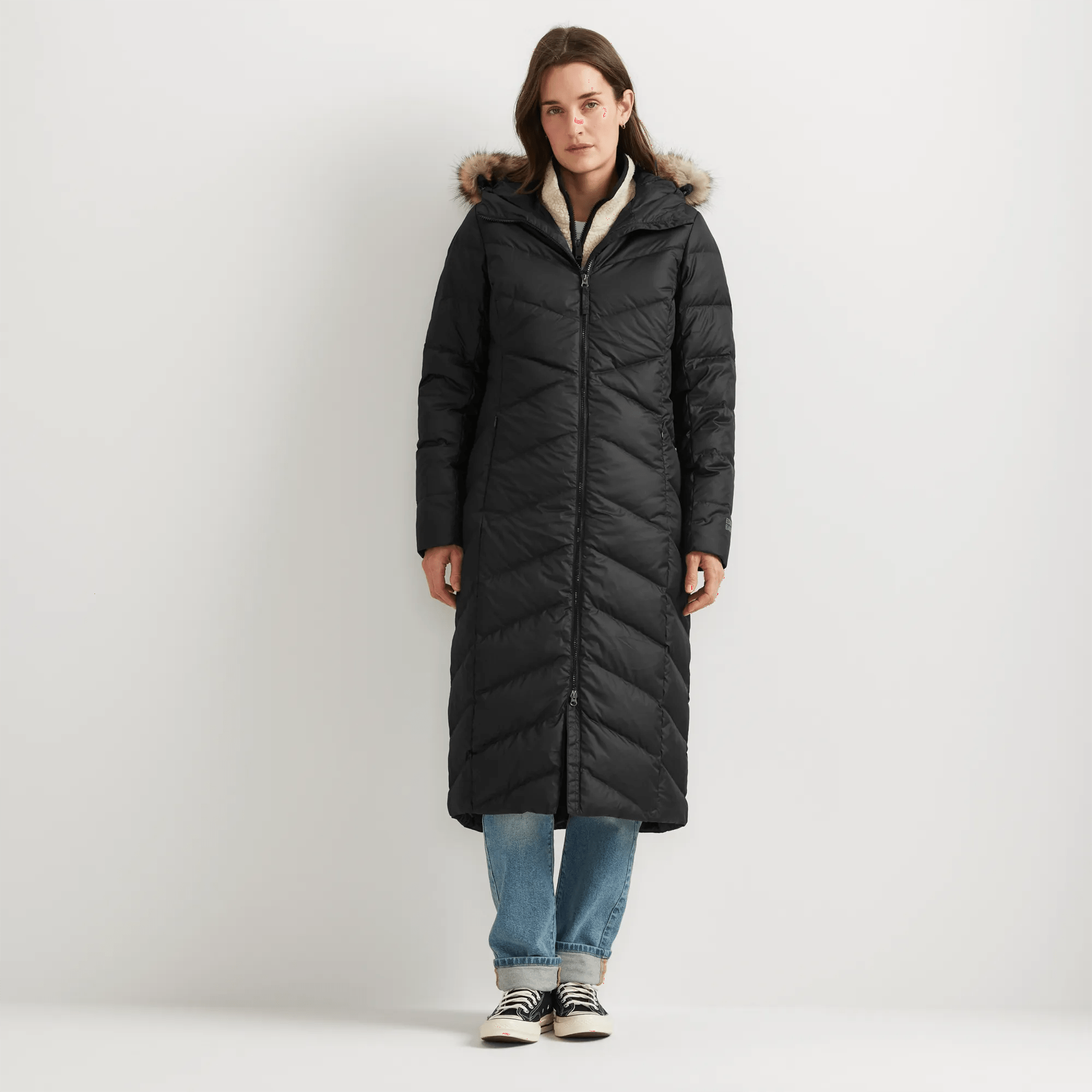Women's Classic Down Hooded Duffle Coat