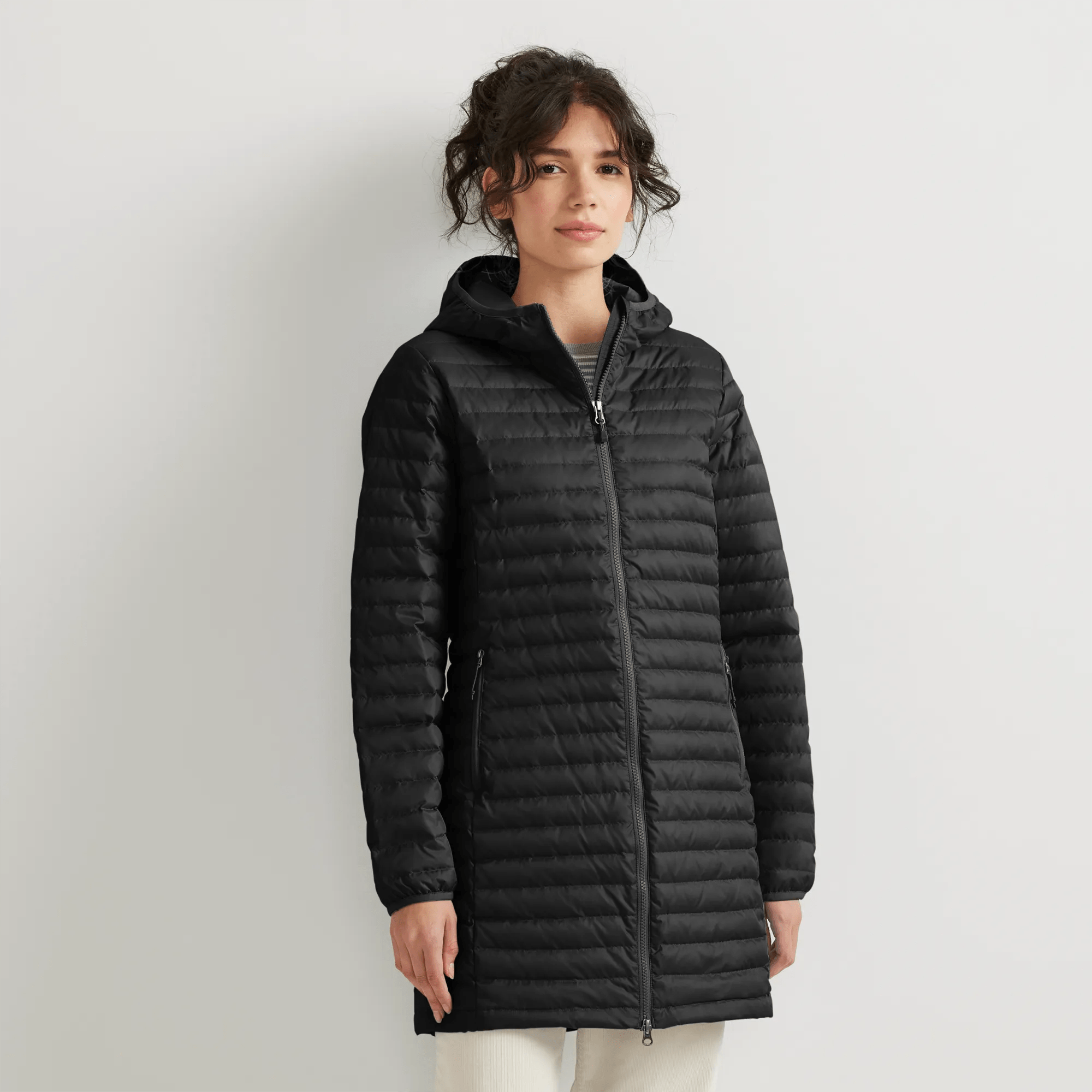 Women's Microlight Packable Down Hooded Parka