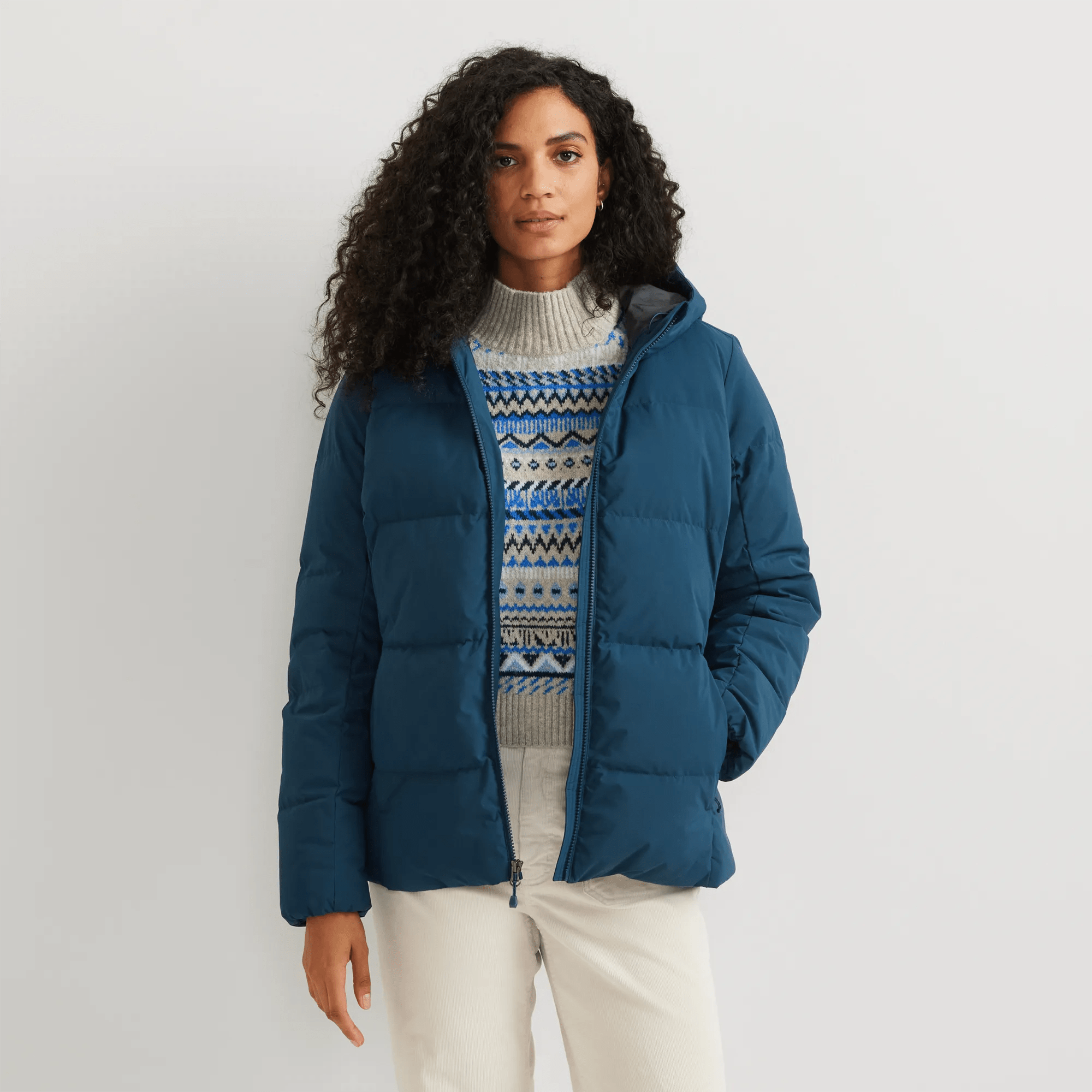 Women's Essential Down Hooded Jacket