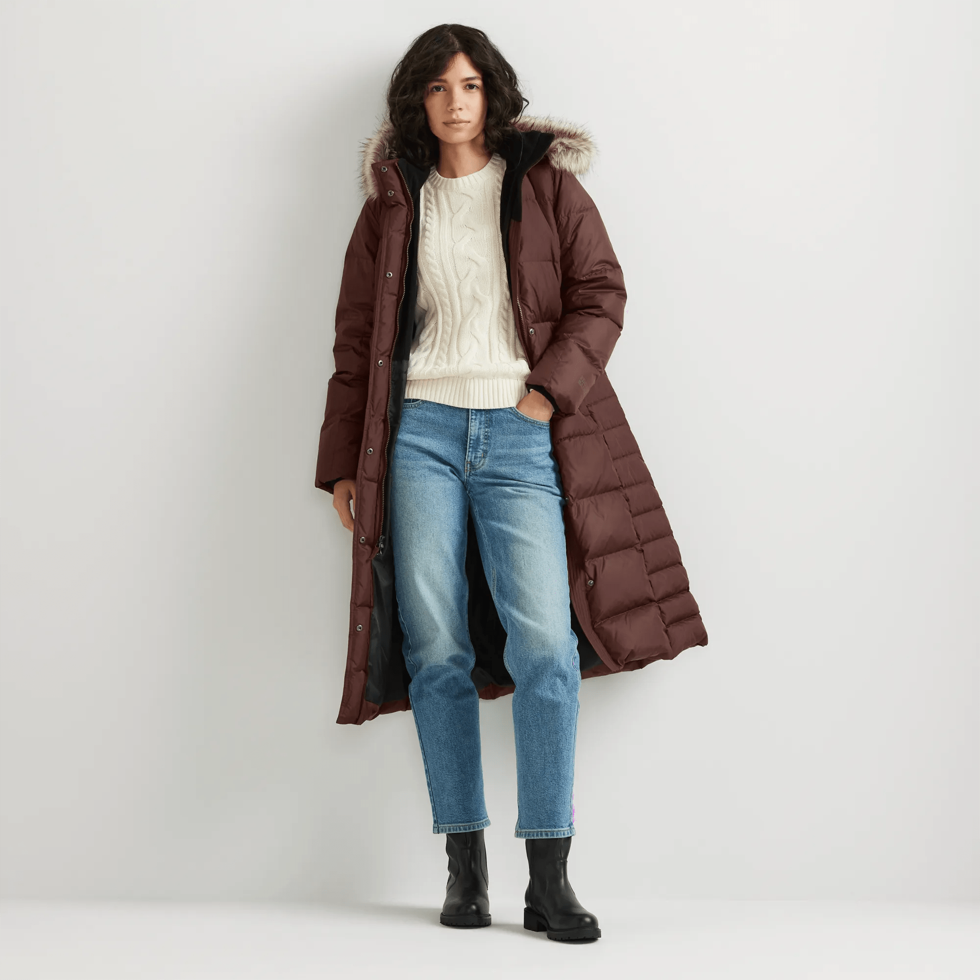 Women's Lodge Down Hooded Duffle Coat