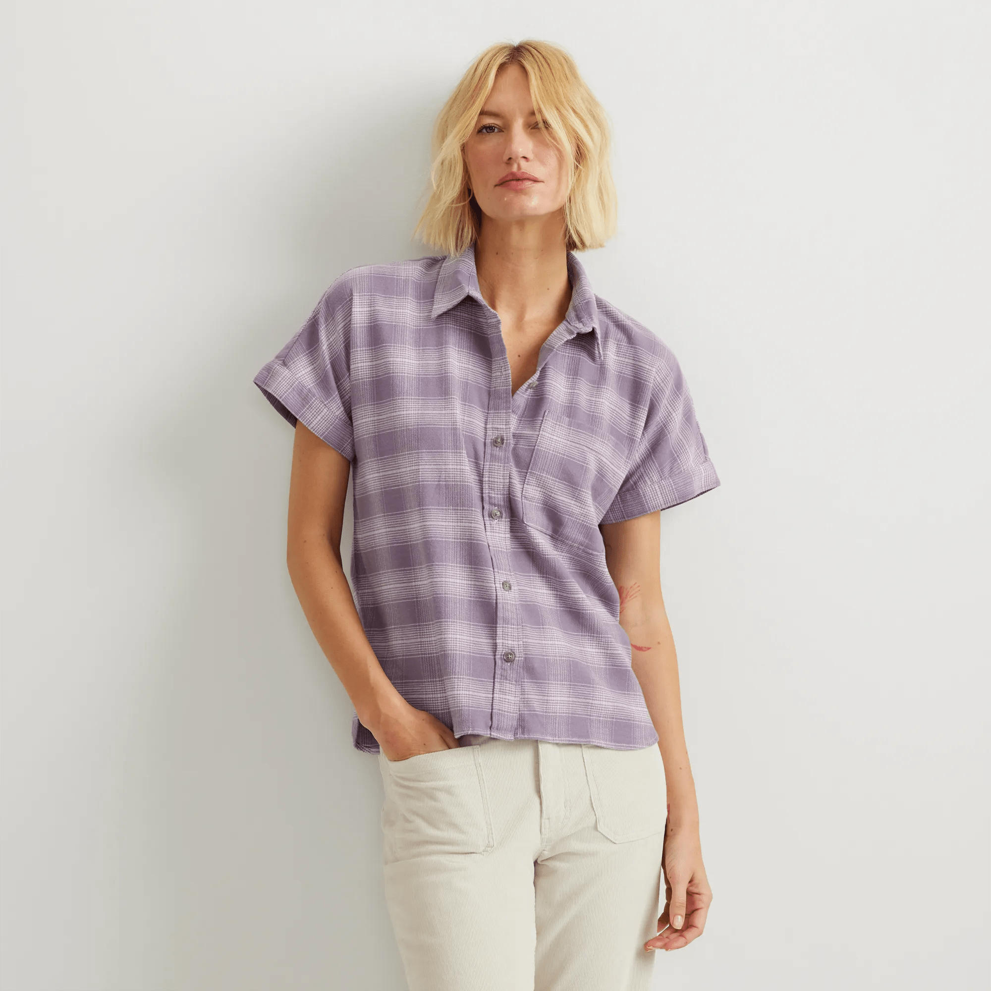 Women's Field Flex Short-Sleeve Flannel Shirt
