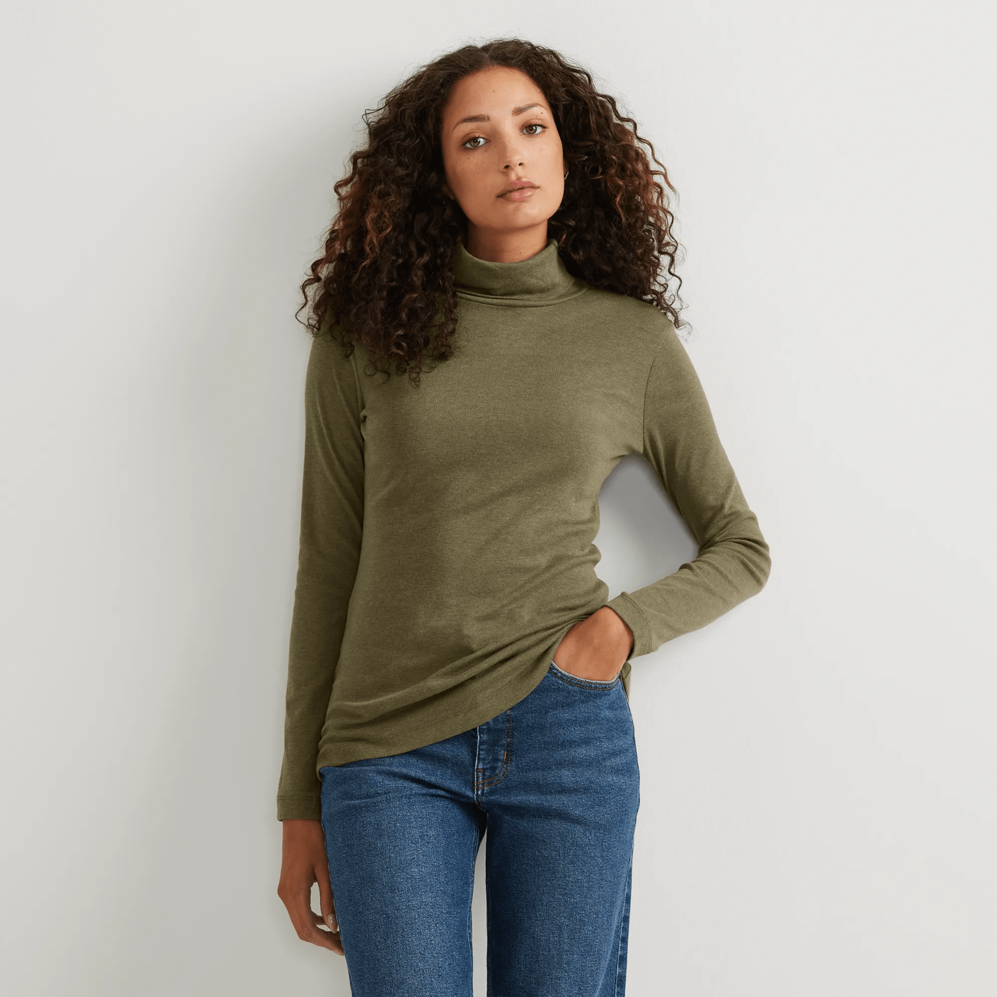 Women's Favorite Long-Sleeve Turtleneck - Solid