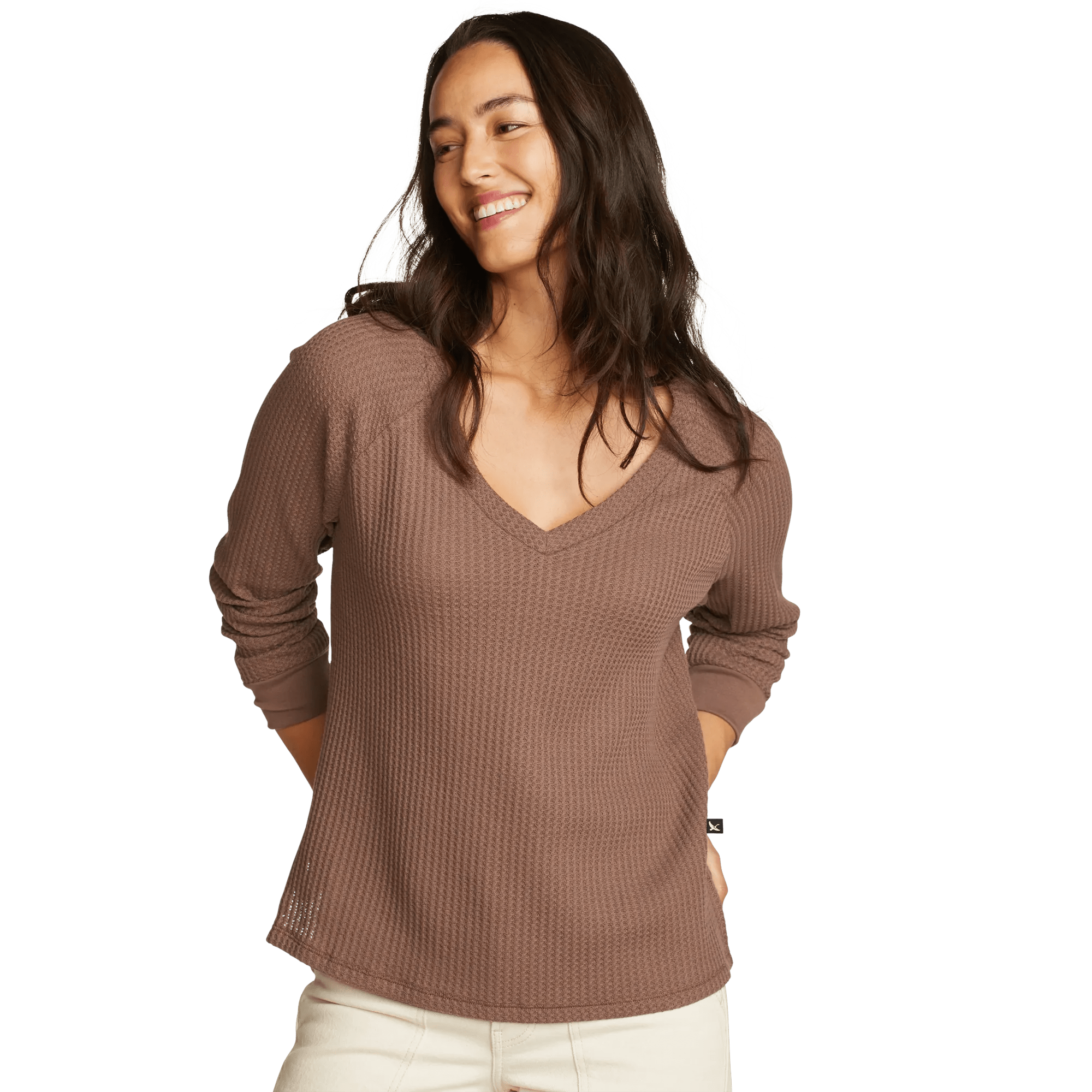 Women's Hilltop Thermal V-Neck