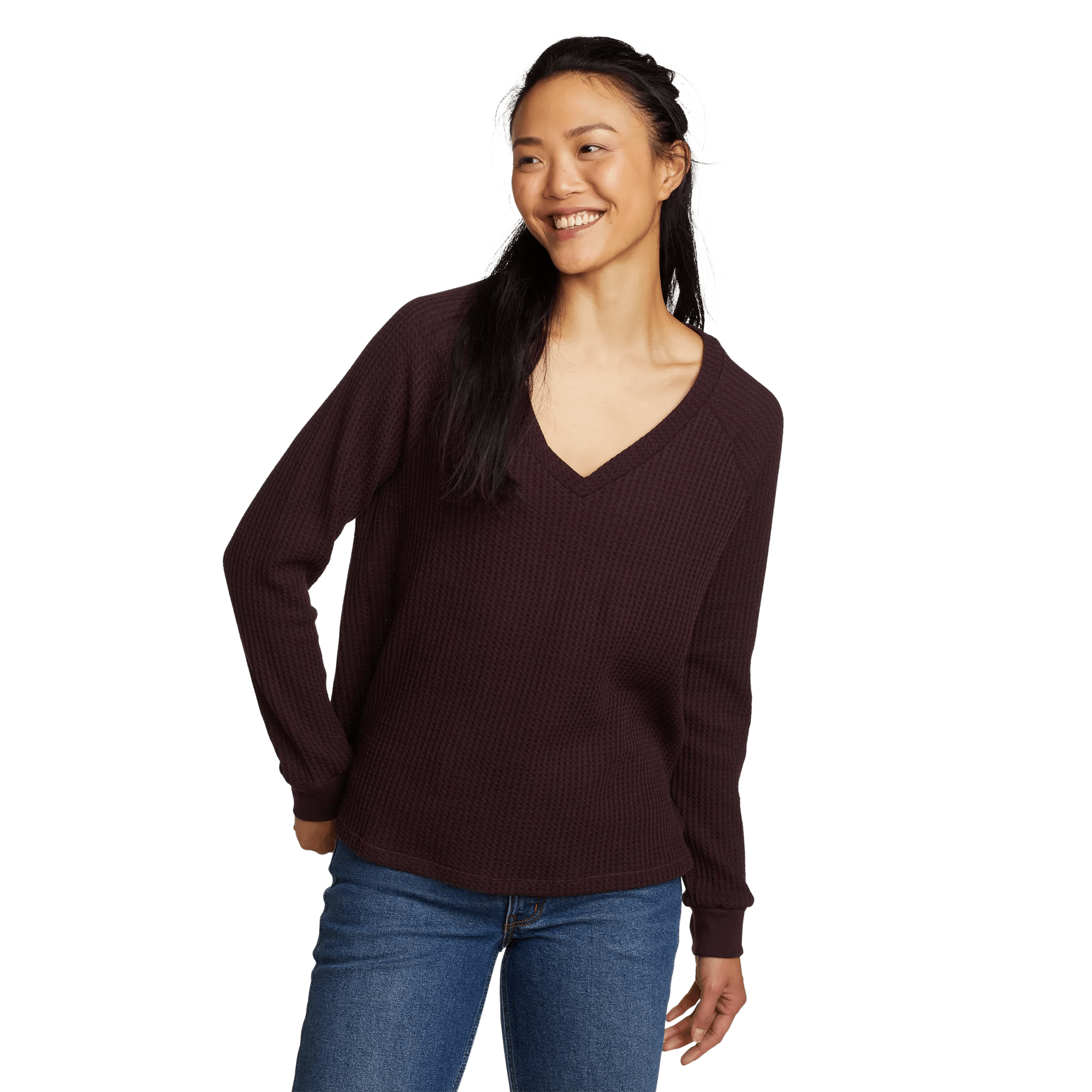 Women's Hilltop Thermal V-Neck