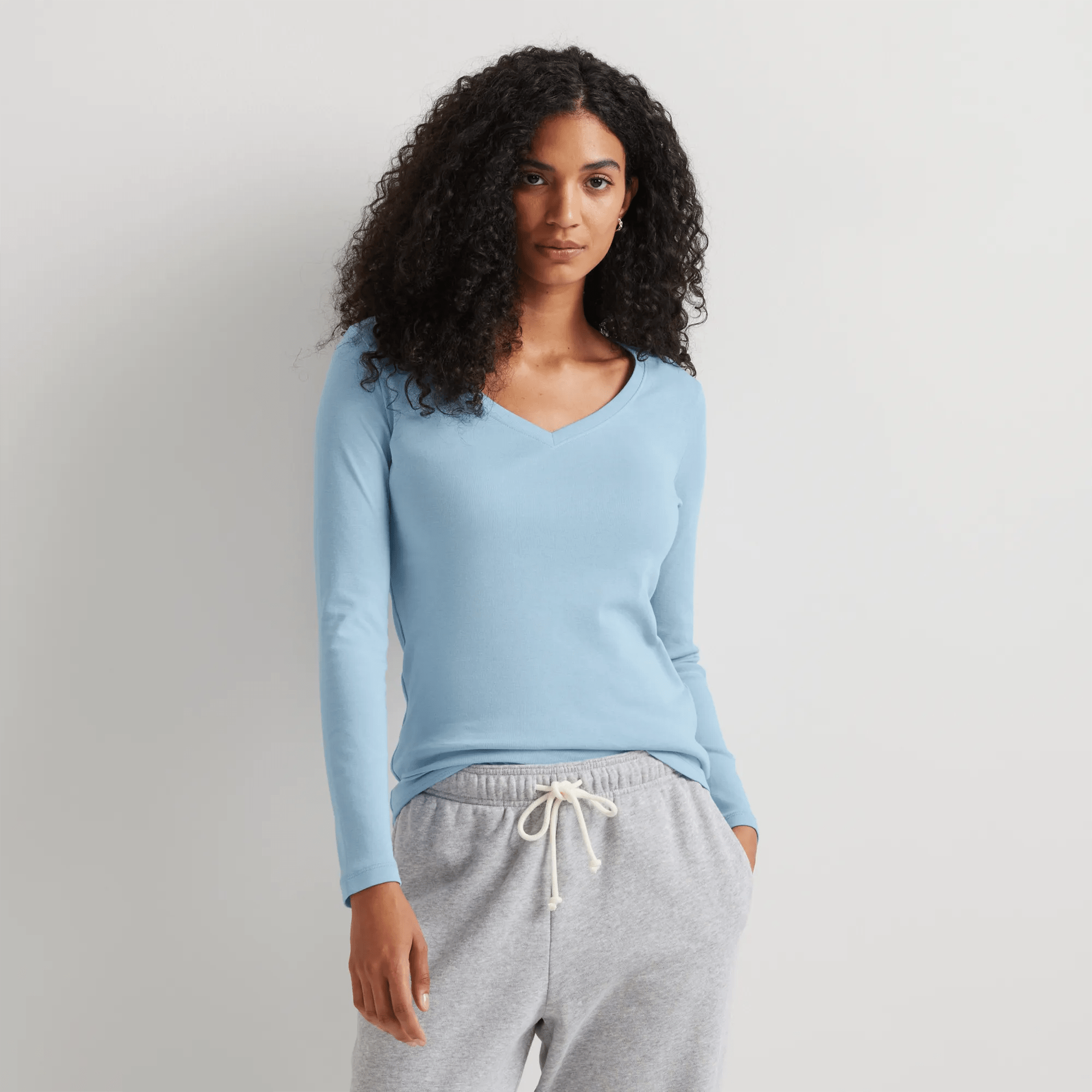 Women's Favorite Long-Sleeve V-Neck T-Shirt