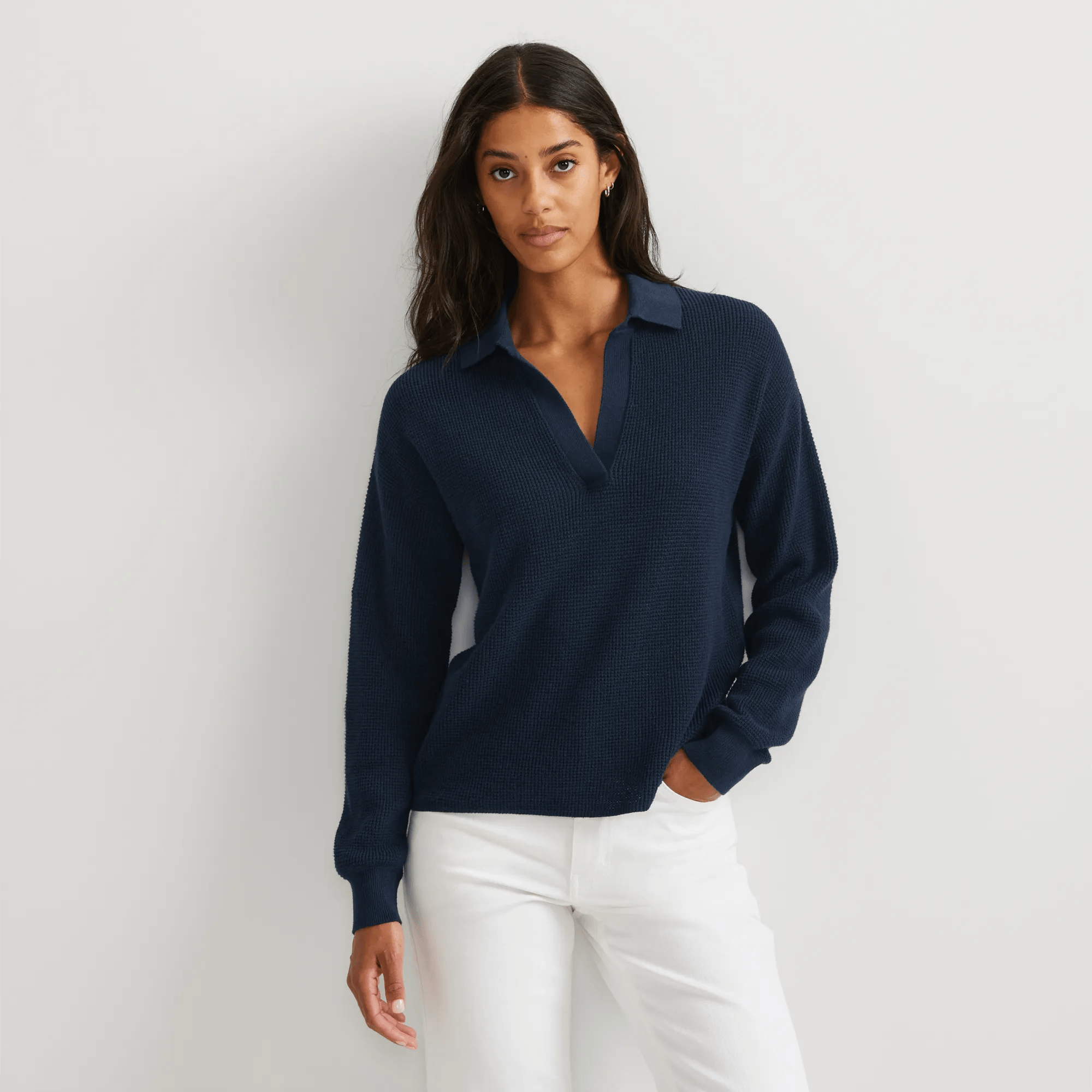 Women's Signature Johnny Collar Sweater