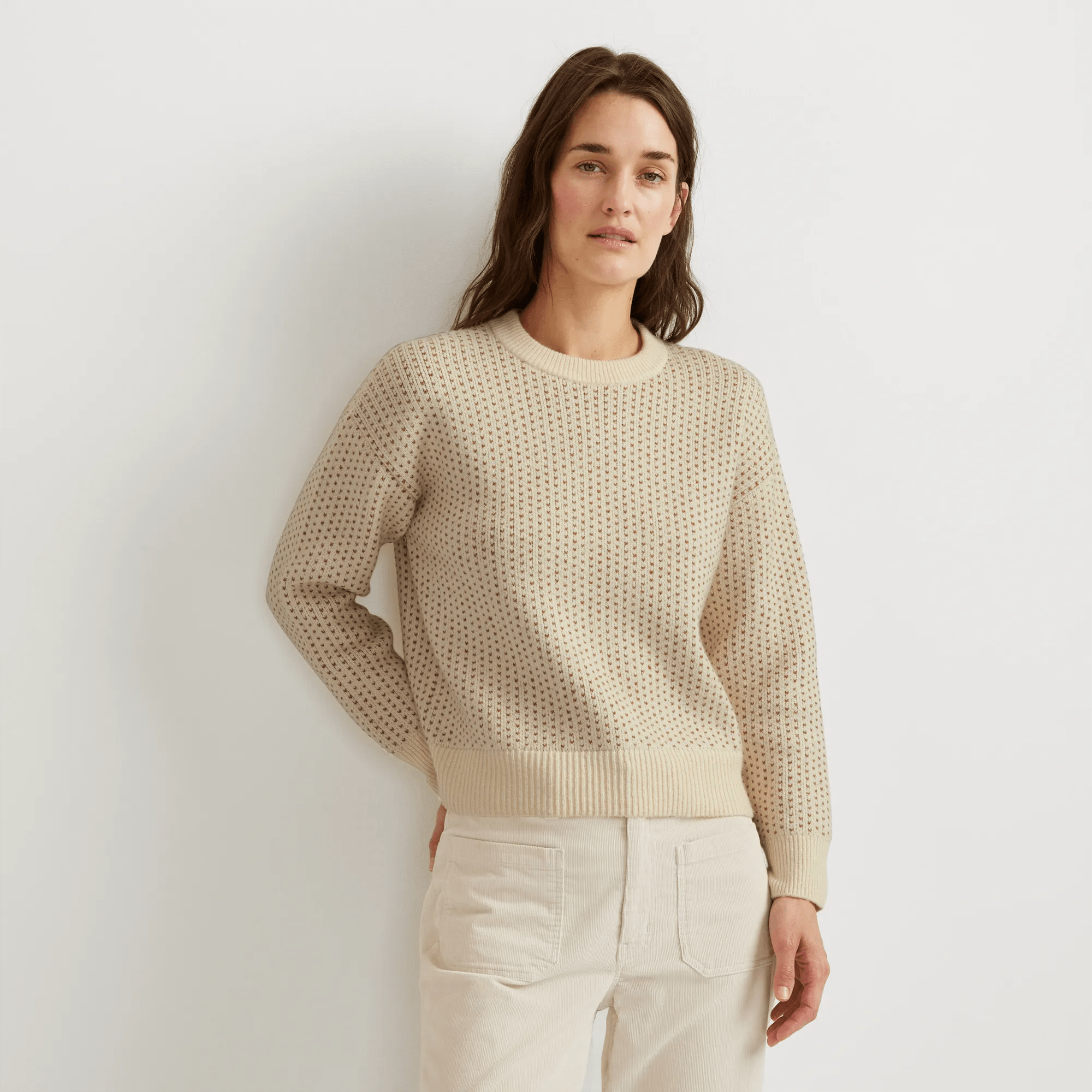 Women's Good Cheer Crewneck Sweater - Bird's Eye