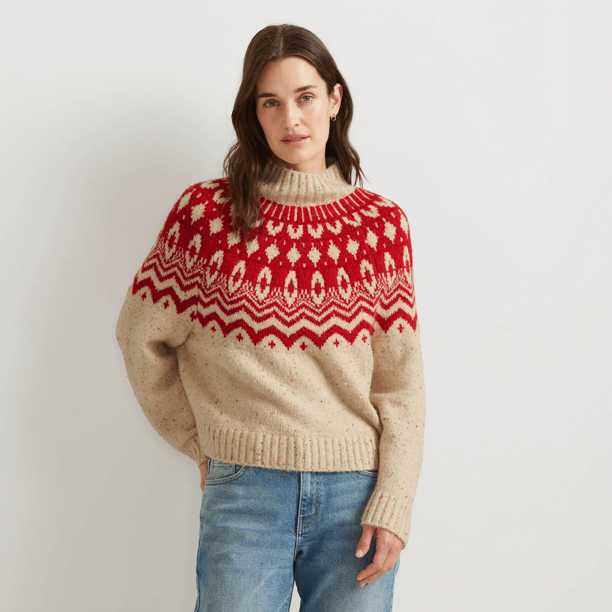Women's Warm Tidings Mock Neck Sweater