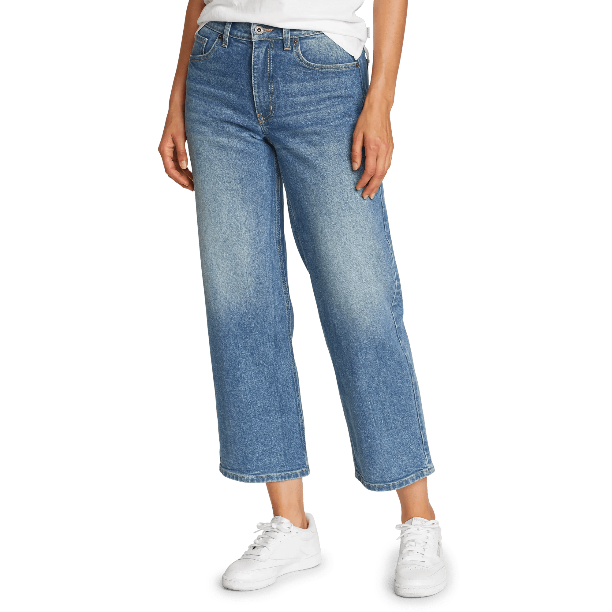 Women's Authentic Everyday High-Rise Cropped Jeans