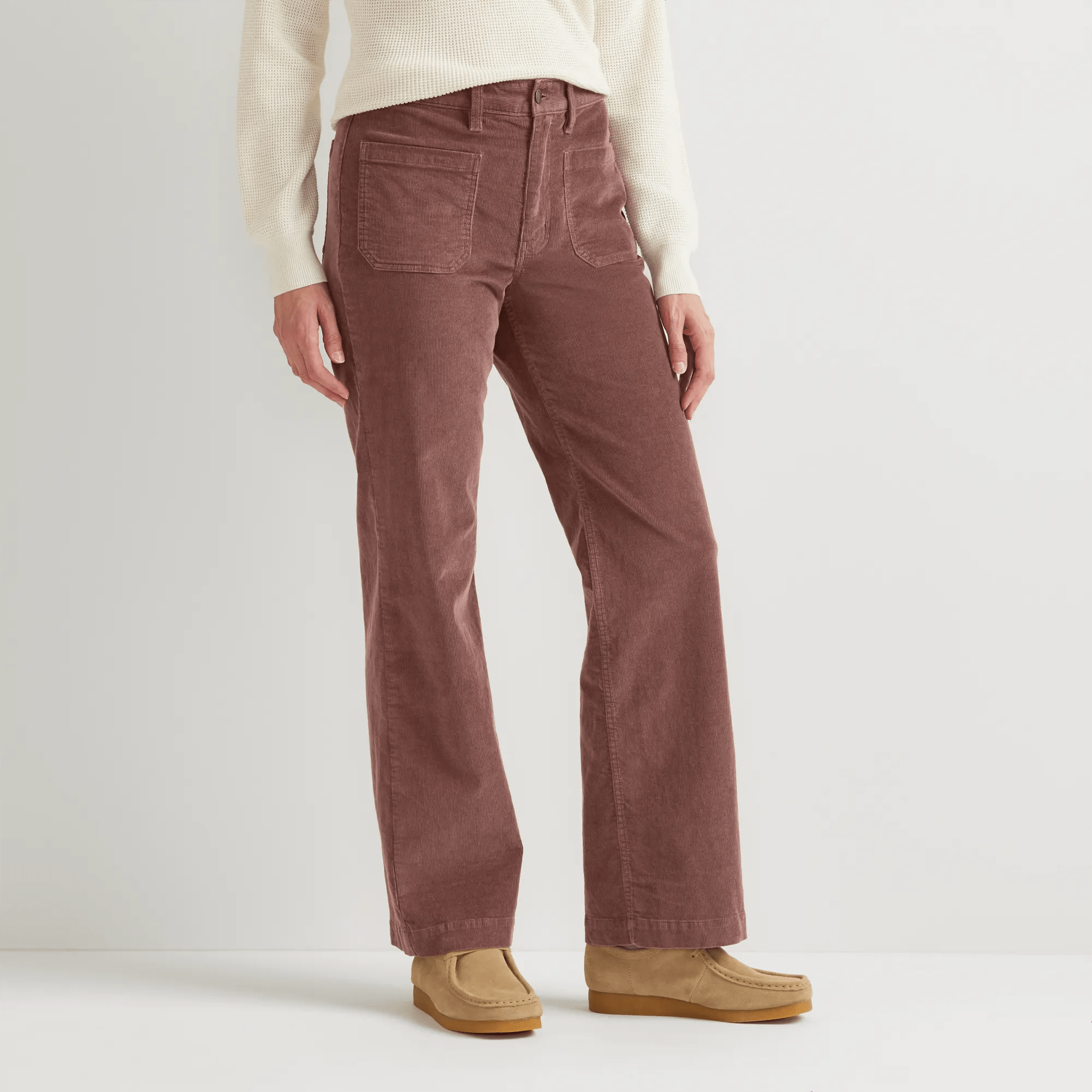 Women's True Icon Stretch Straight Leg Corduroy Pants