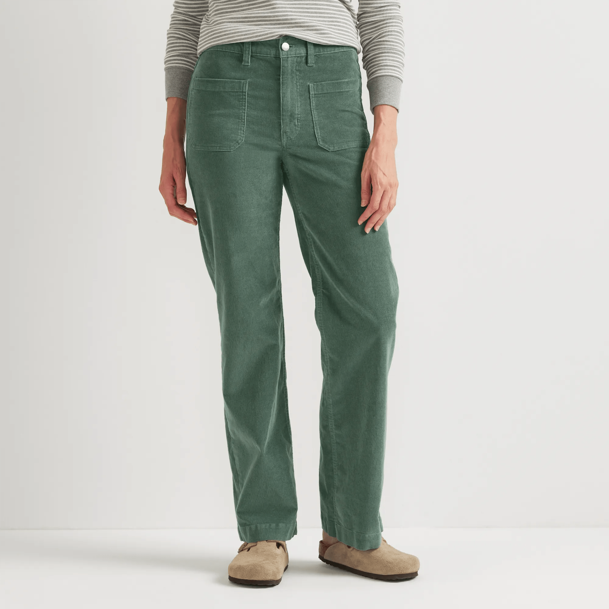 Women's True Icon Stretch Straight Leg Corduroy Pants