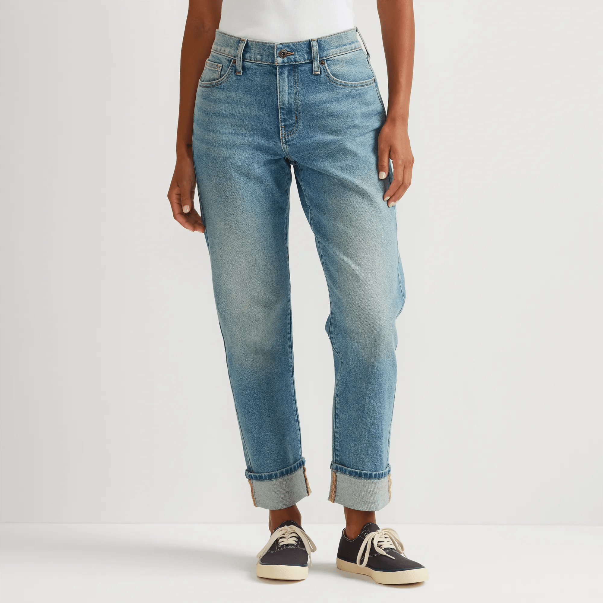 Women's Authentic 90s Boyfriend Relaxed Fit Jeans