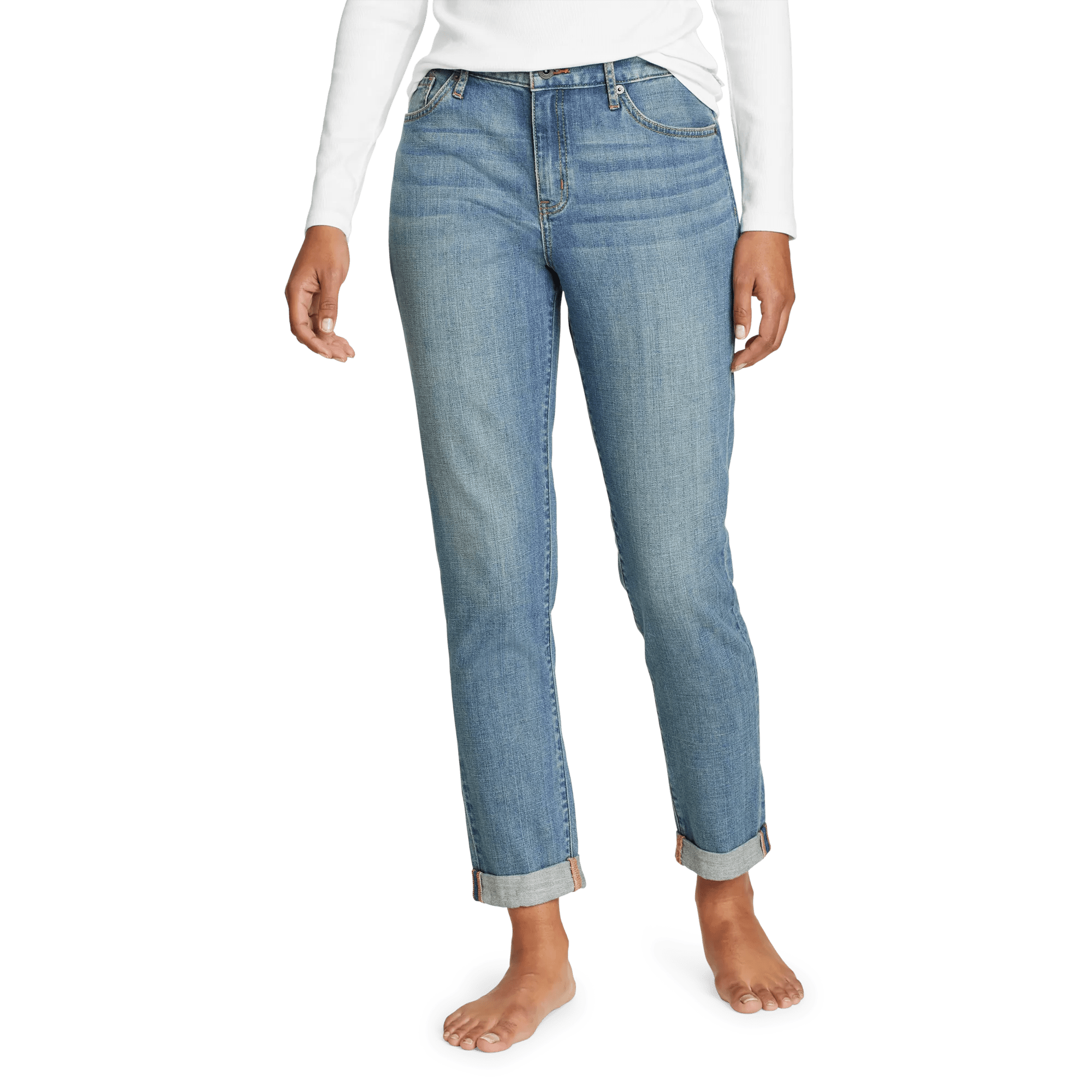 Women's Boyfriend Mid-Rise Jeans - Slim Fit