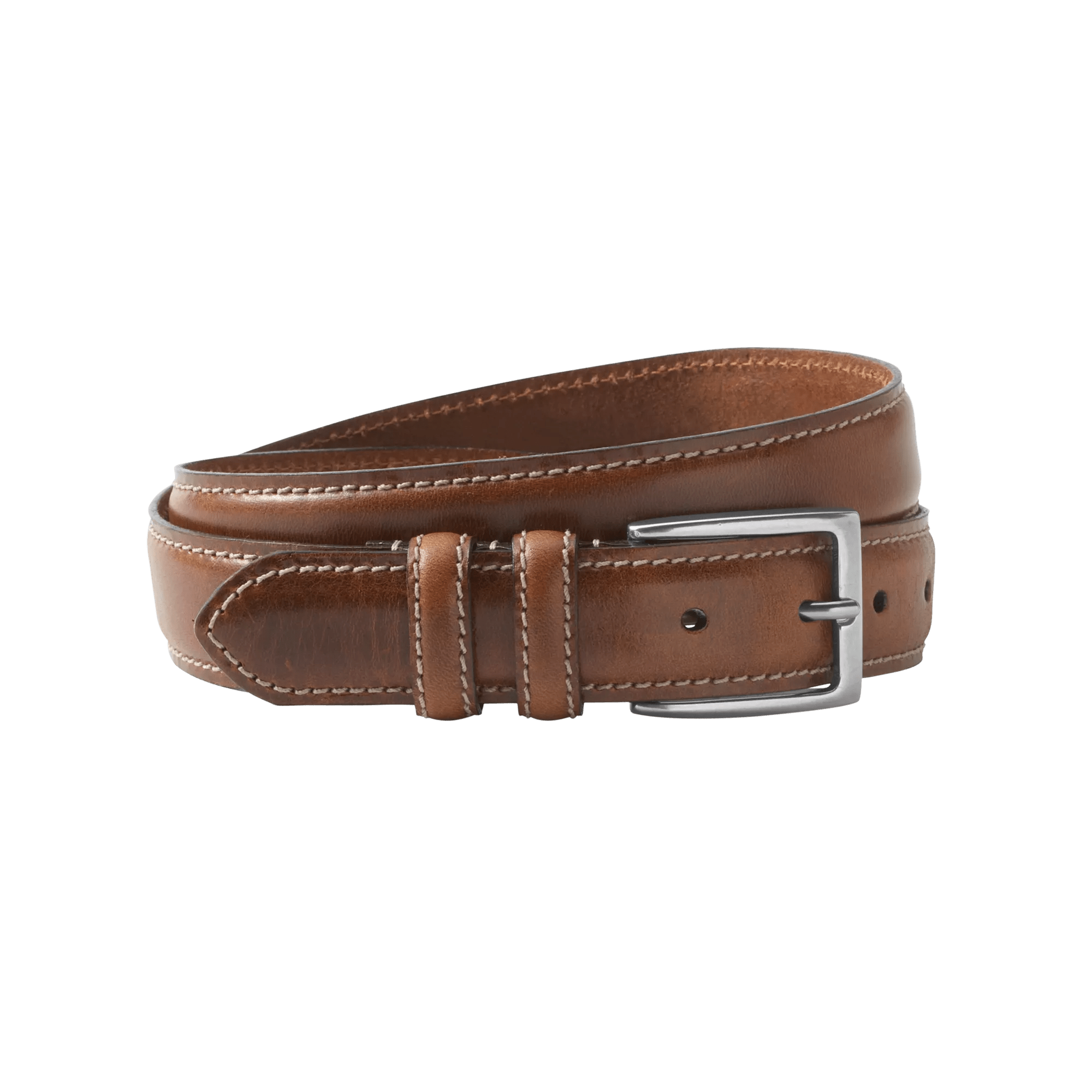 Men's Feather Edge Leather Belt