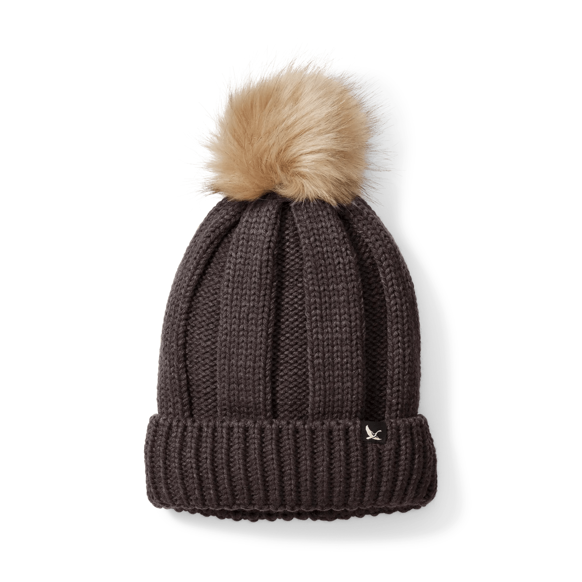 Women's Faux Fur Pom Beanie