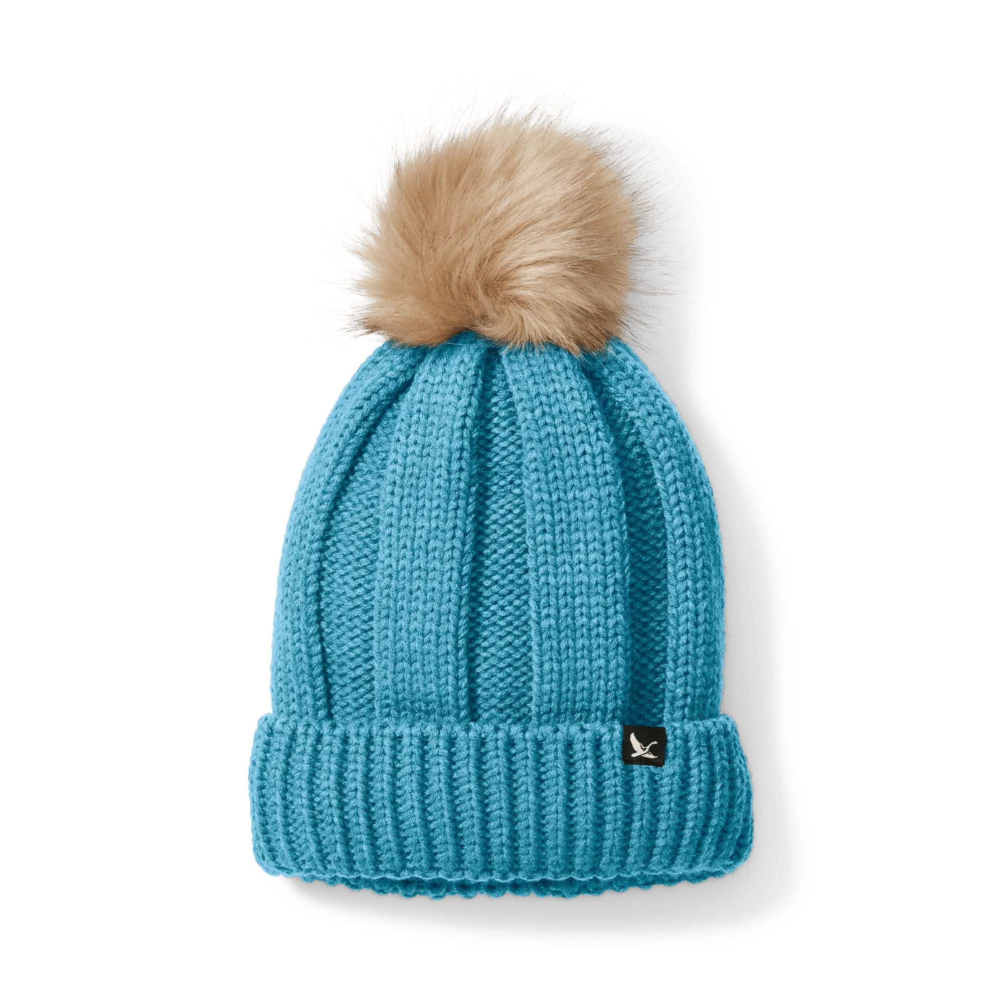 Women's Faux Fur Pom Beanie