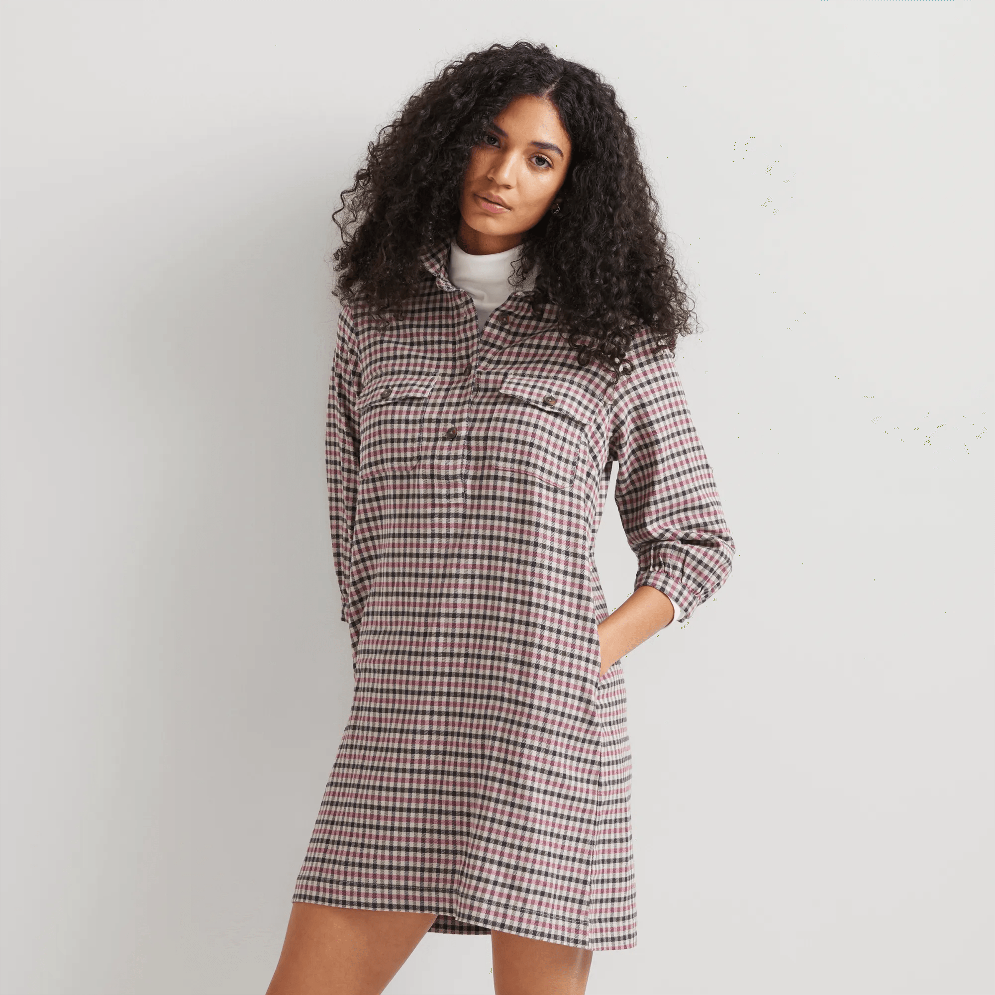 Women's Field Flex Flannel Shirt Dress
