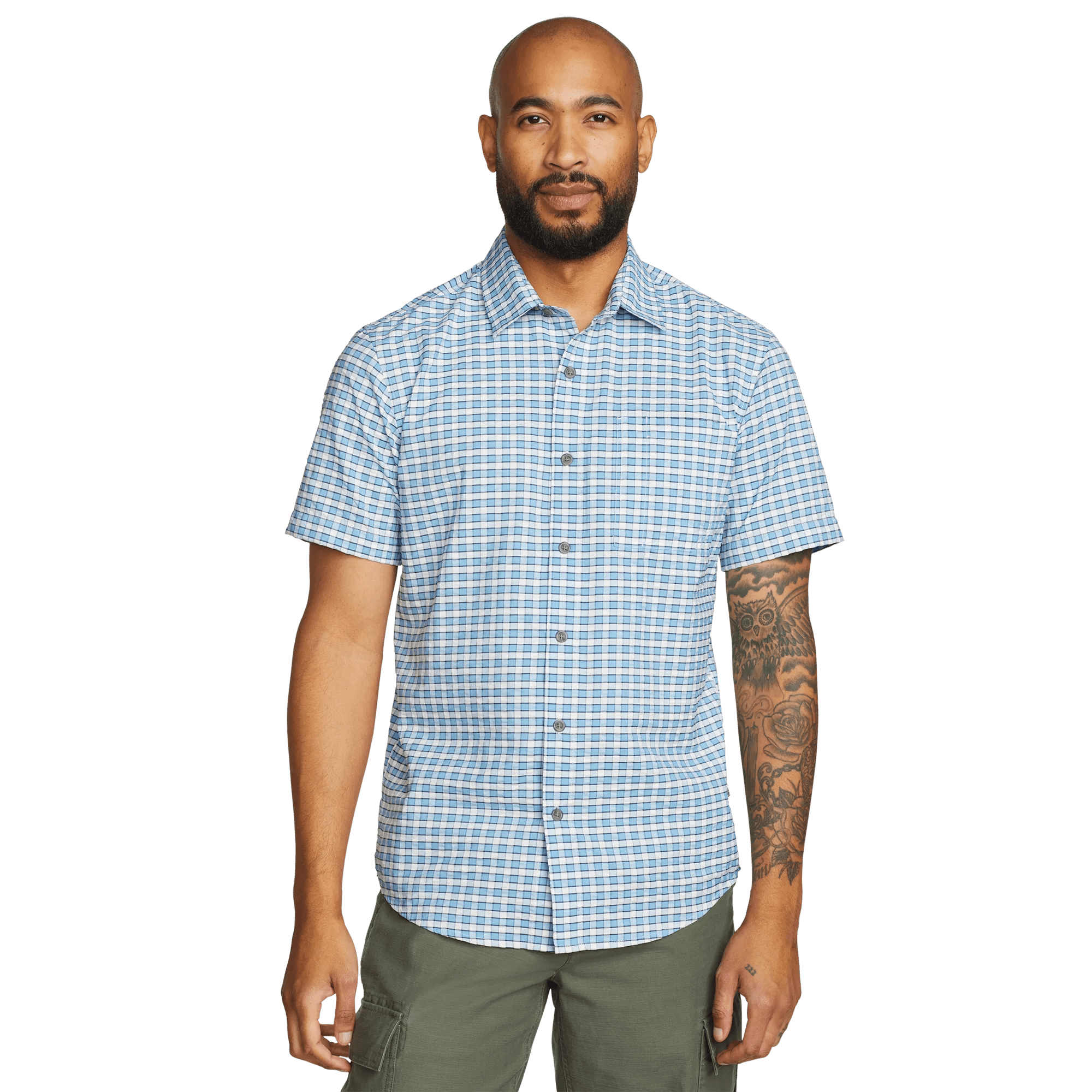 Men's Short-Sleeve Pack It 2.0 Seersucker Shirt