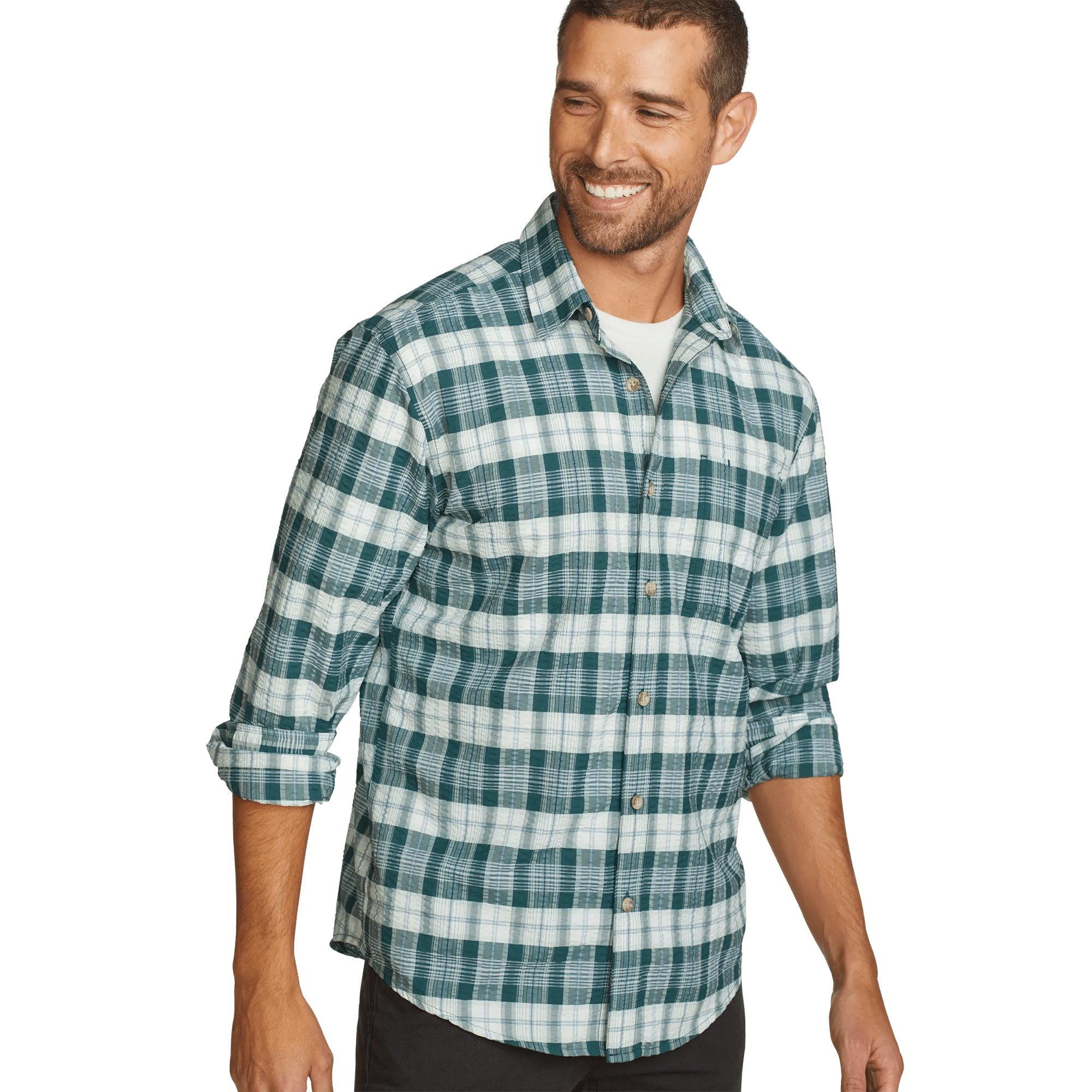 Men's Long-Sleeve Pack It 2.0 Seersucker Shirt