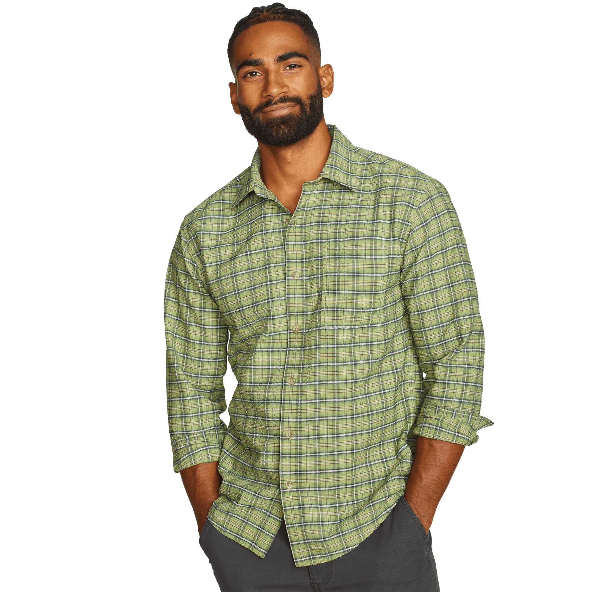 Men's Long-Sleeve Pack It 2.0 Seersucker Shirt