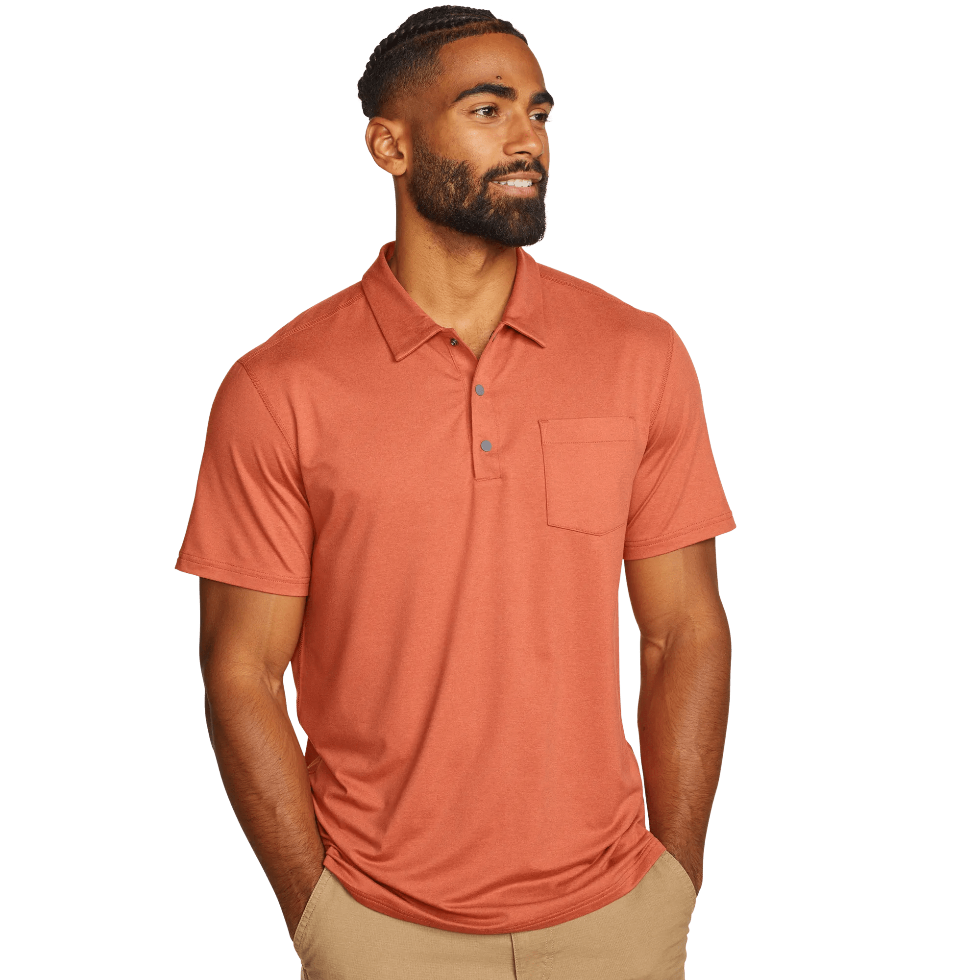 Men's Mountain Trek Short-Sleeve Polo