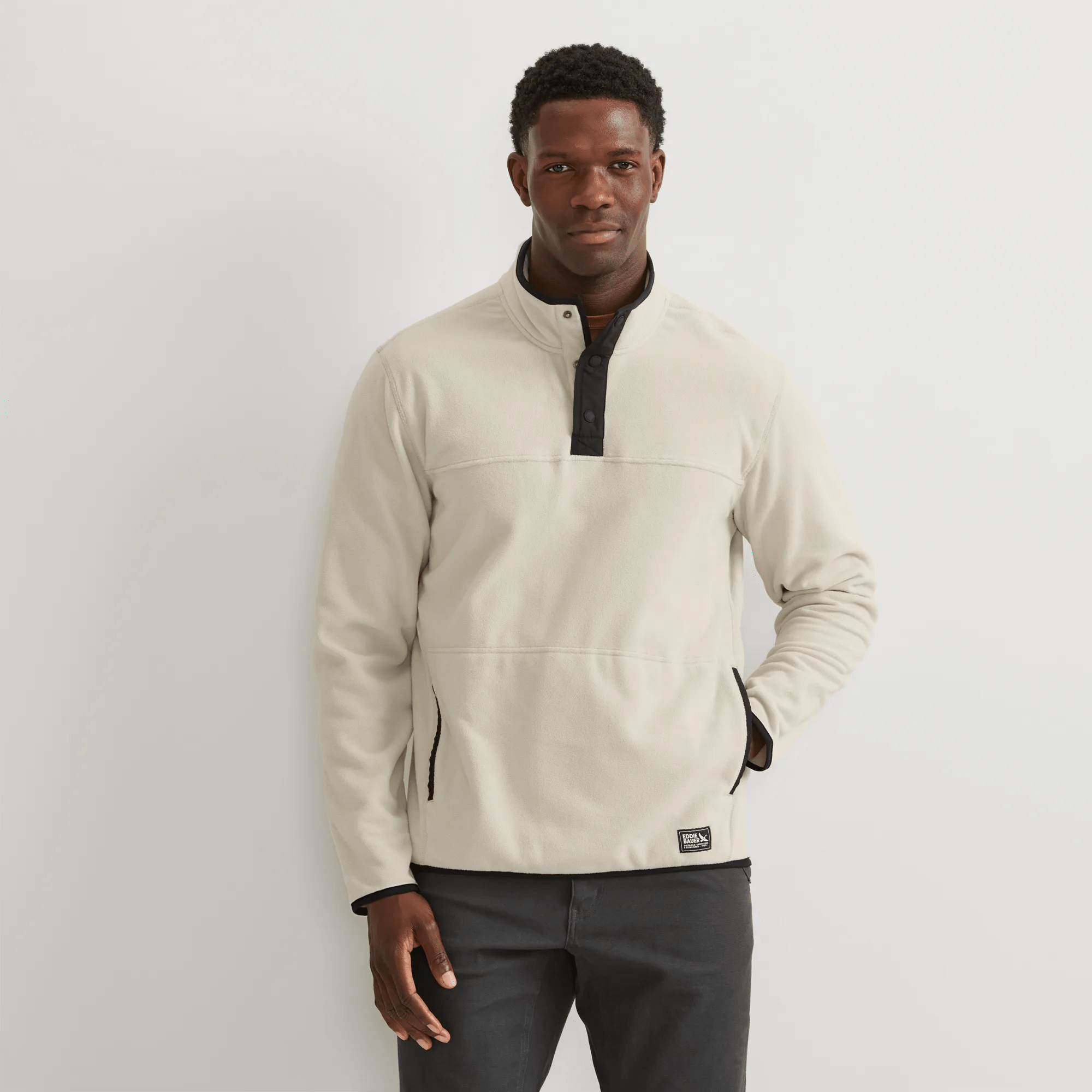 Men's Chutes Fleece Snap Mock Pullover
