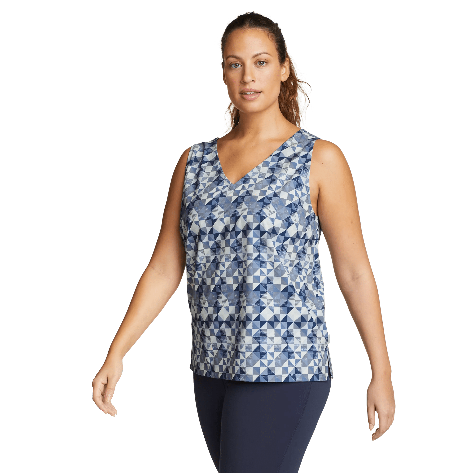 Women's Departure V-Neck Tank Top - Print