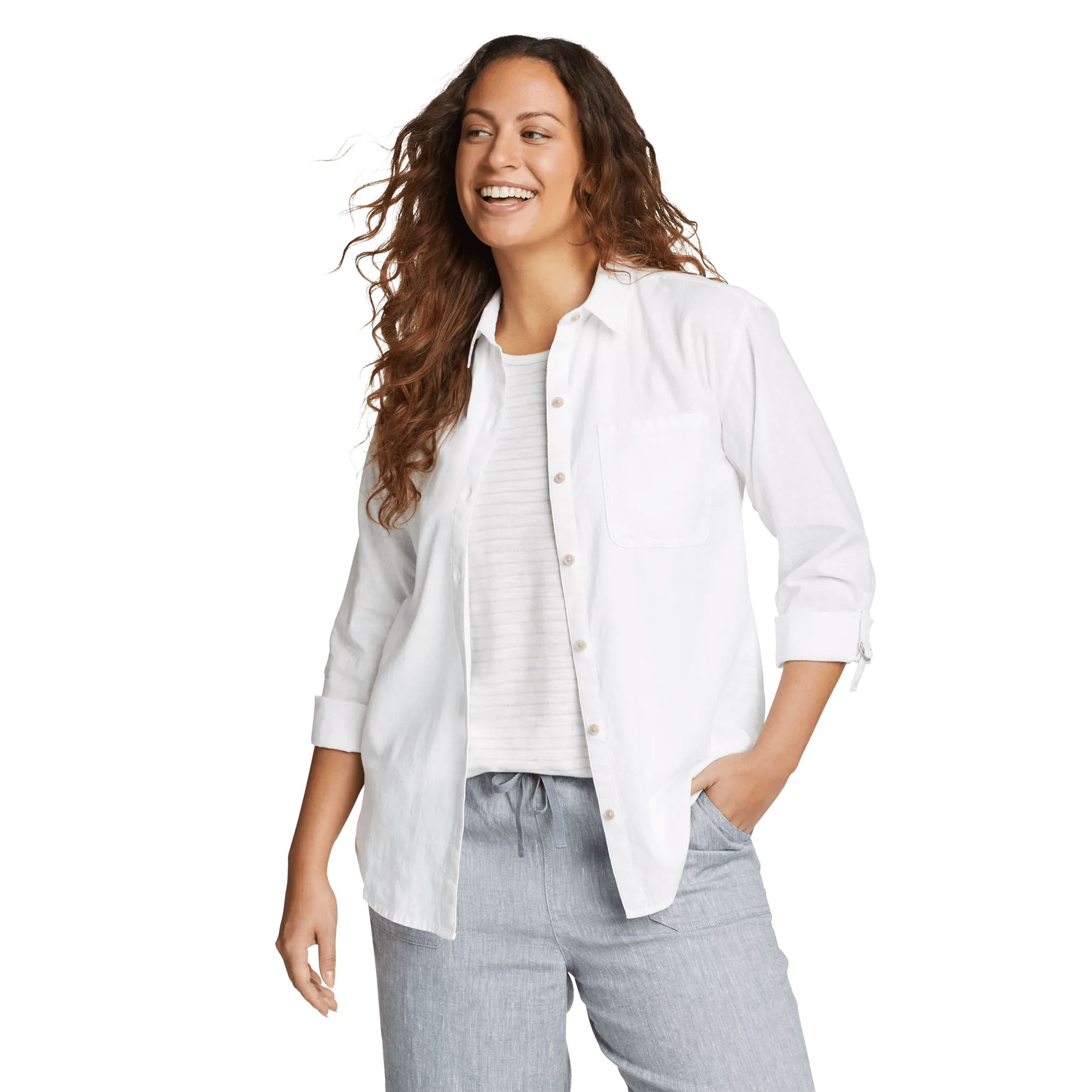 Women's EB Hemplify Long-Sleeve Beach Shirt
