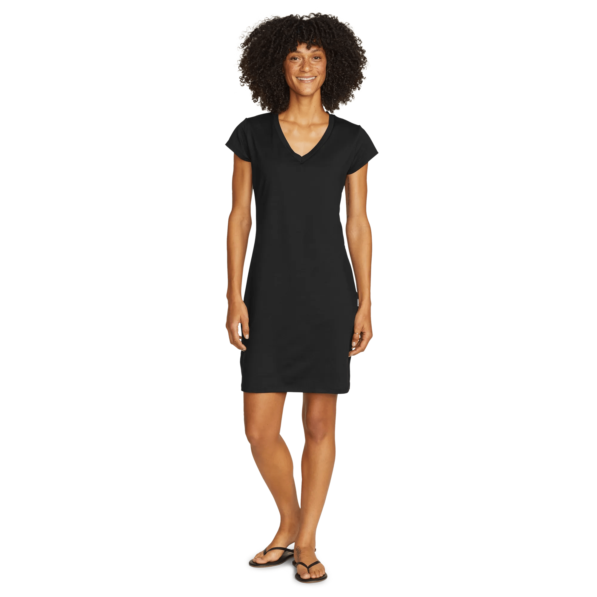 Women's Aster Short-Sleeve V-Neck Dress