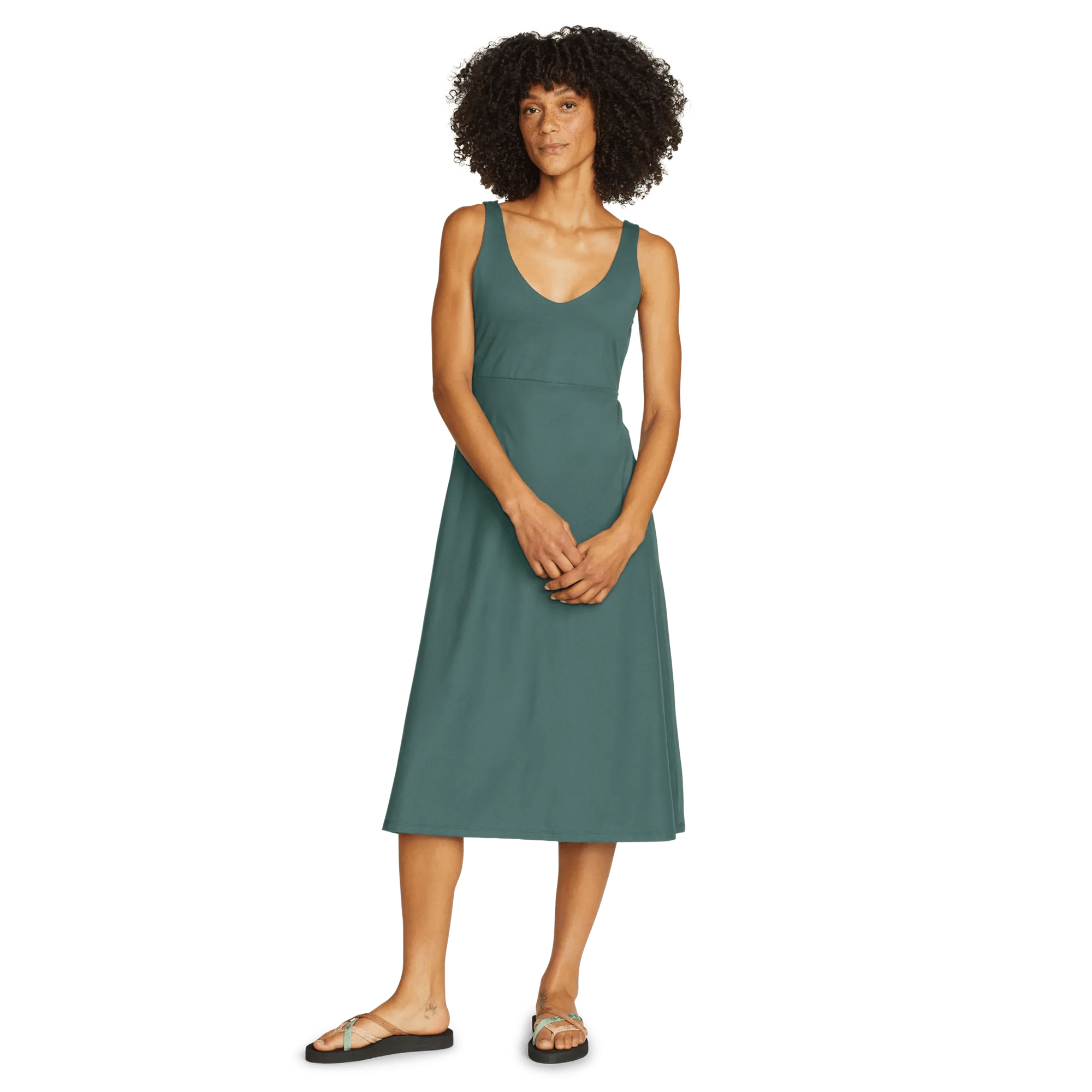 Women's Aster V-Neck Midi Dress