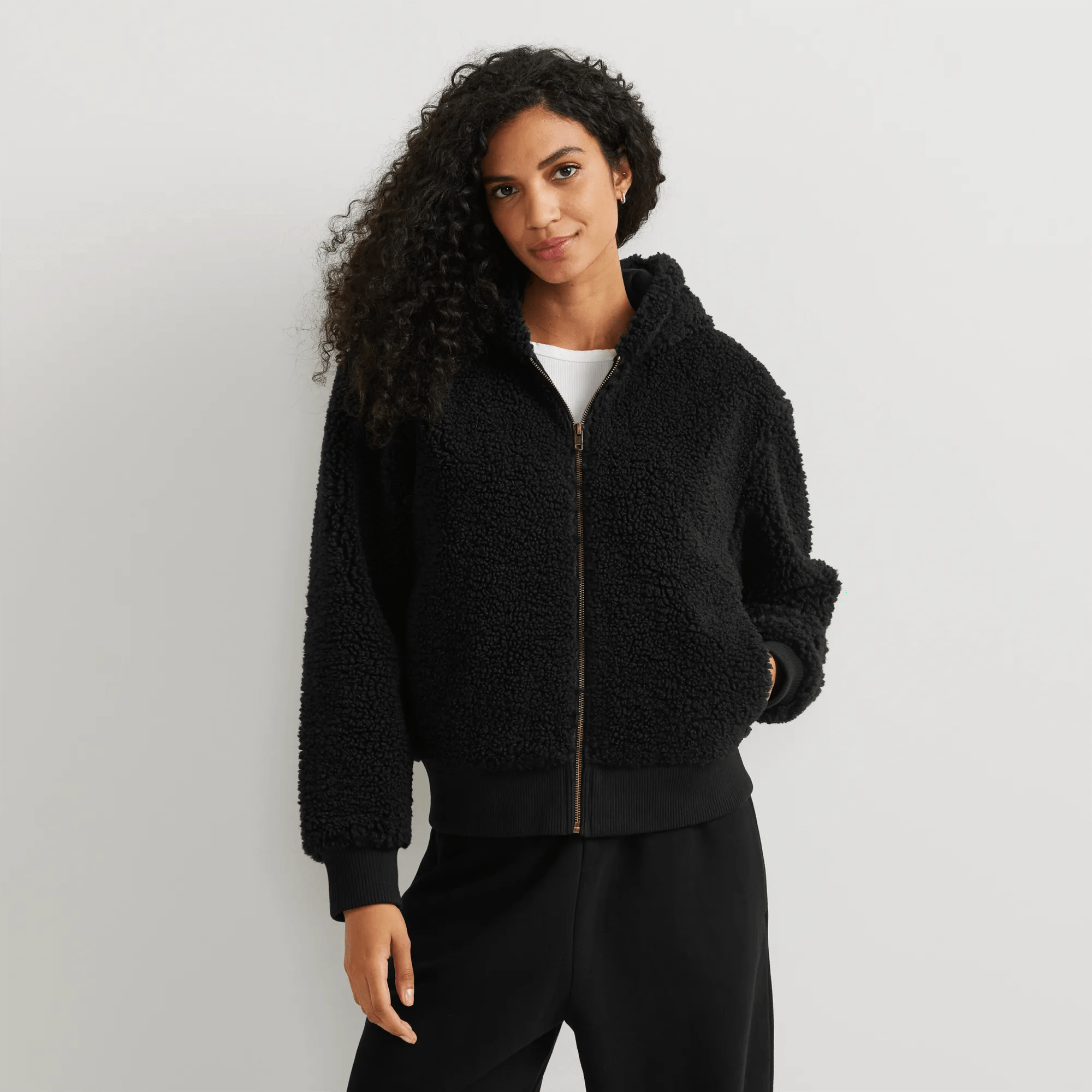Women's Snowdrift Teddy Fleece Full-Zip Hooded Jacket
