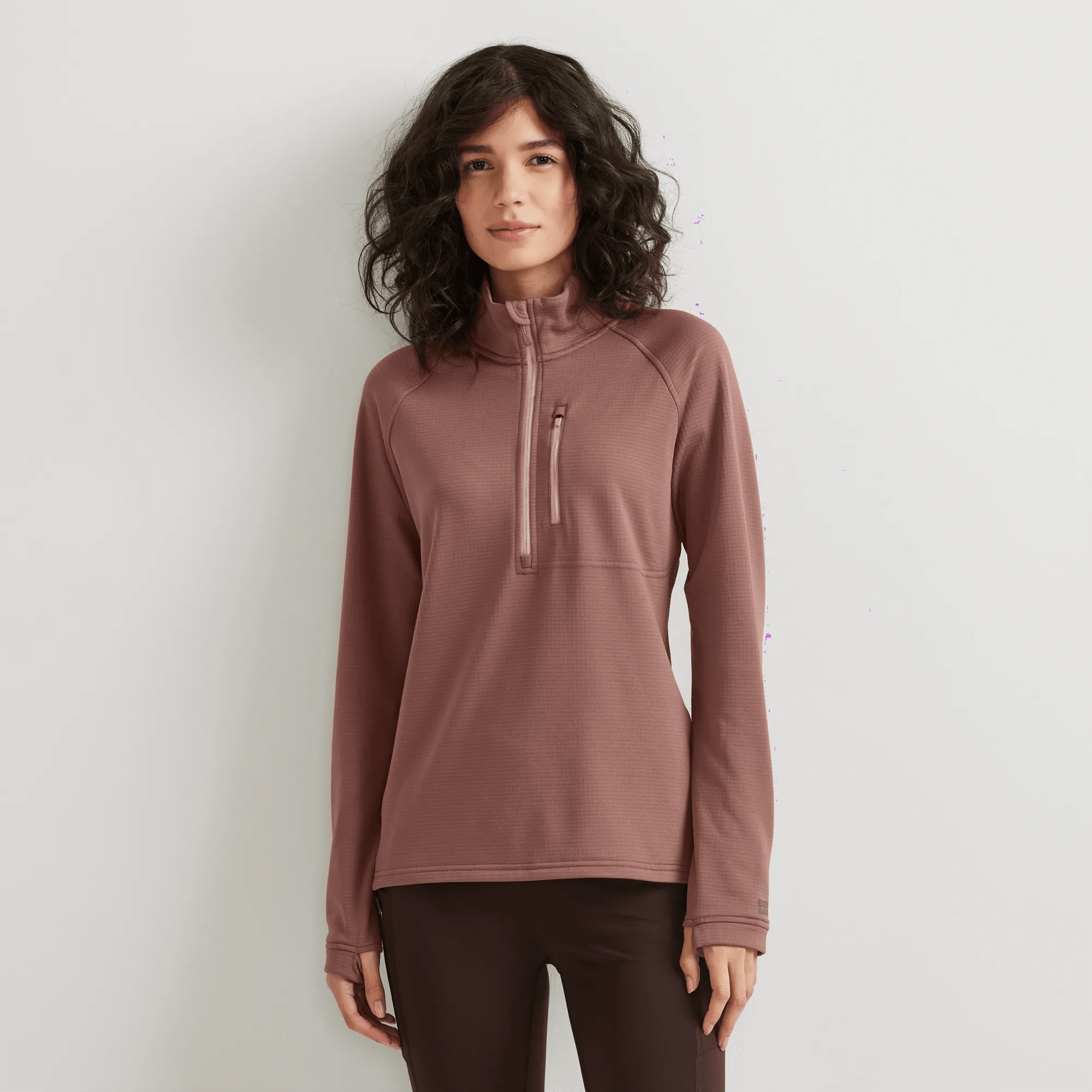 Women's High Route Grid Fleece-Lined 1/4-Zip Pullover
