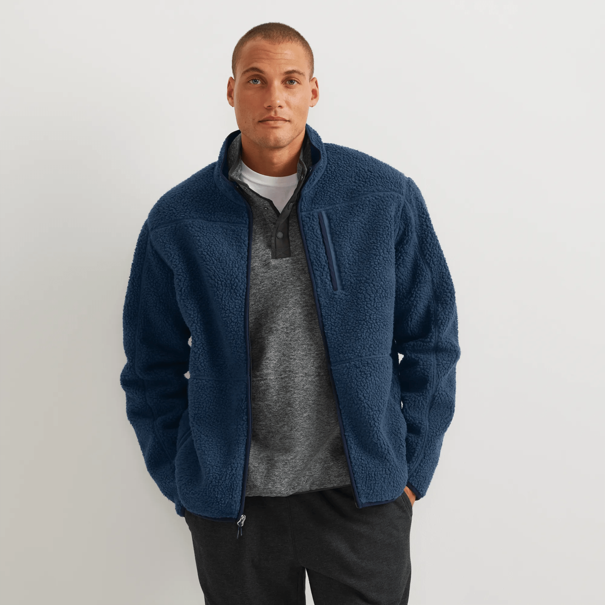 Men's Chilali Faux Shearling Fleece Jacket