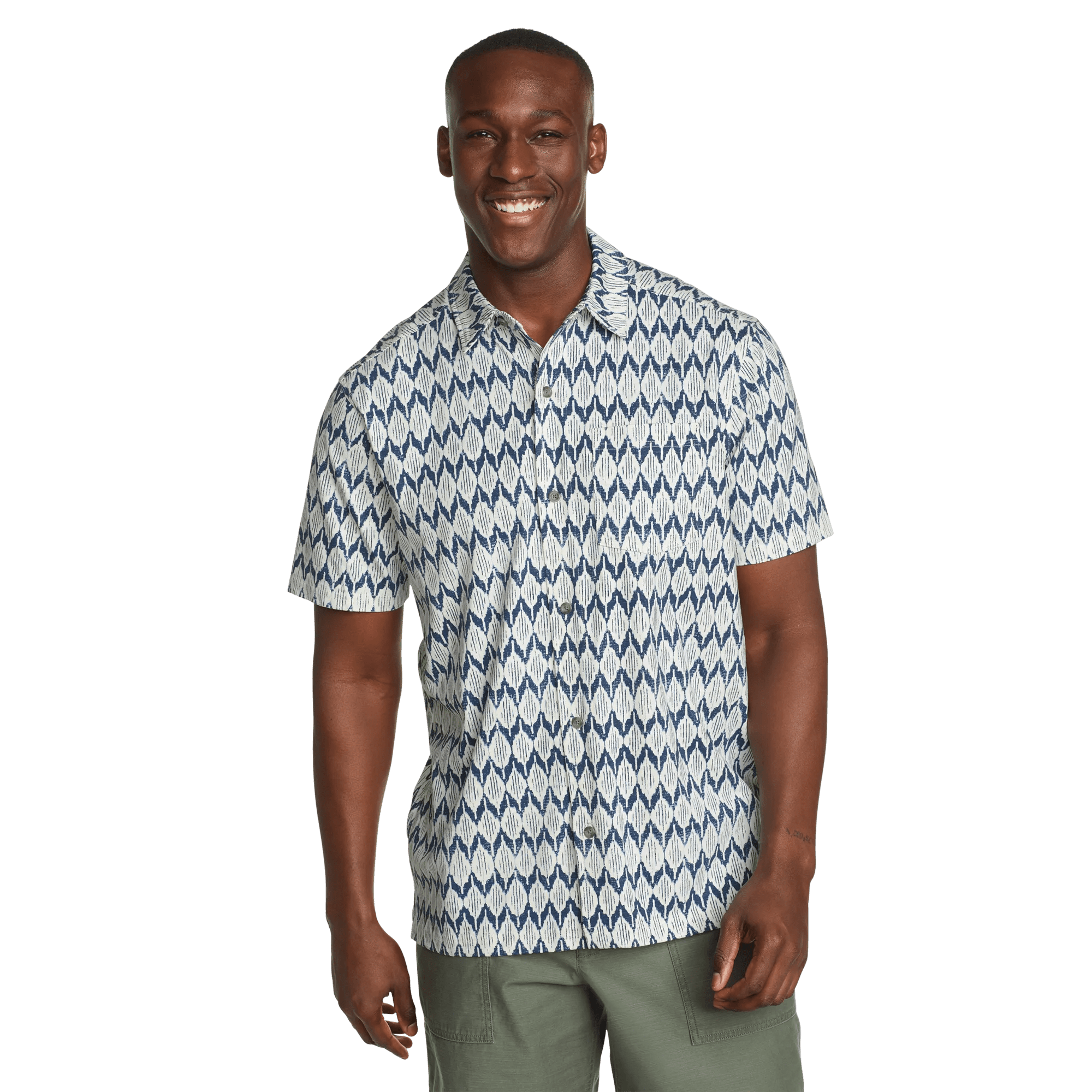 Men's Baja Knit Button-Up Shirt