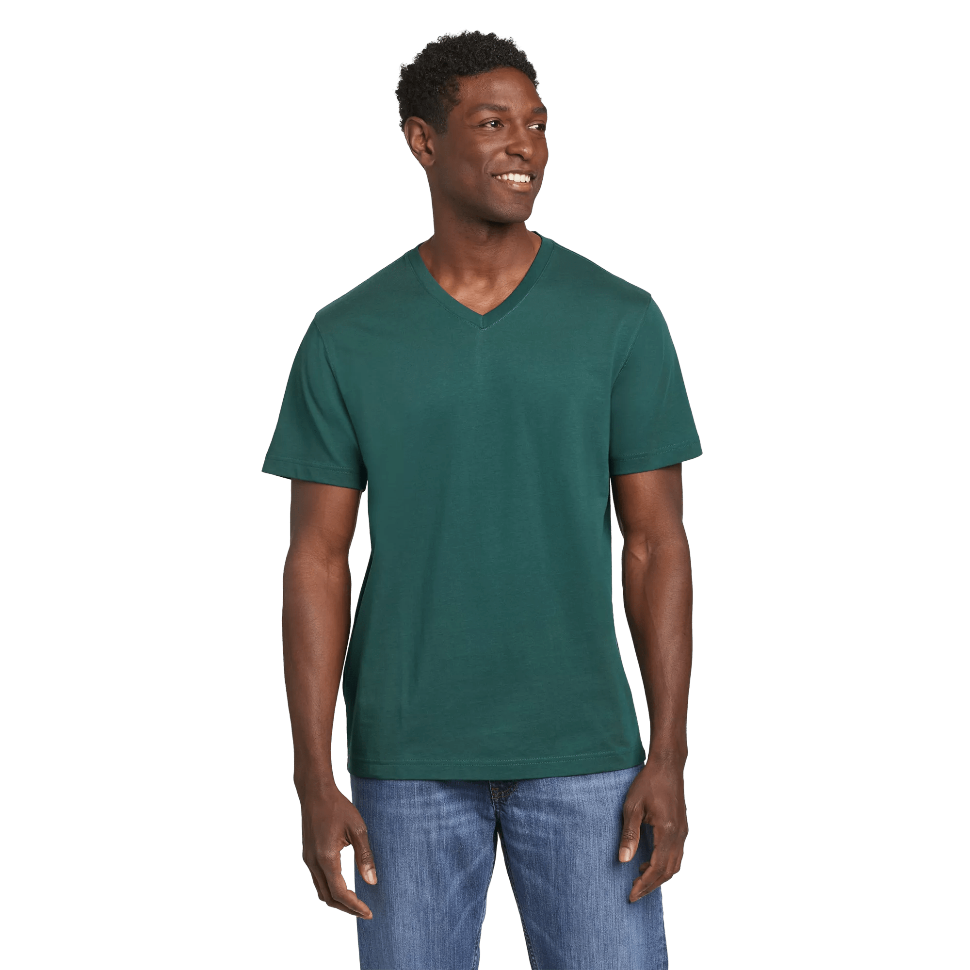 Men's Legend Wash 100% Cotton Short-Sleeve V-Neck T-Shirt