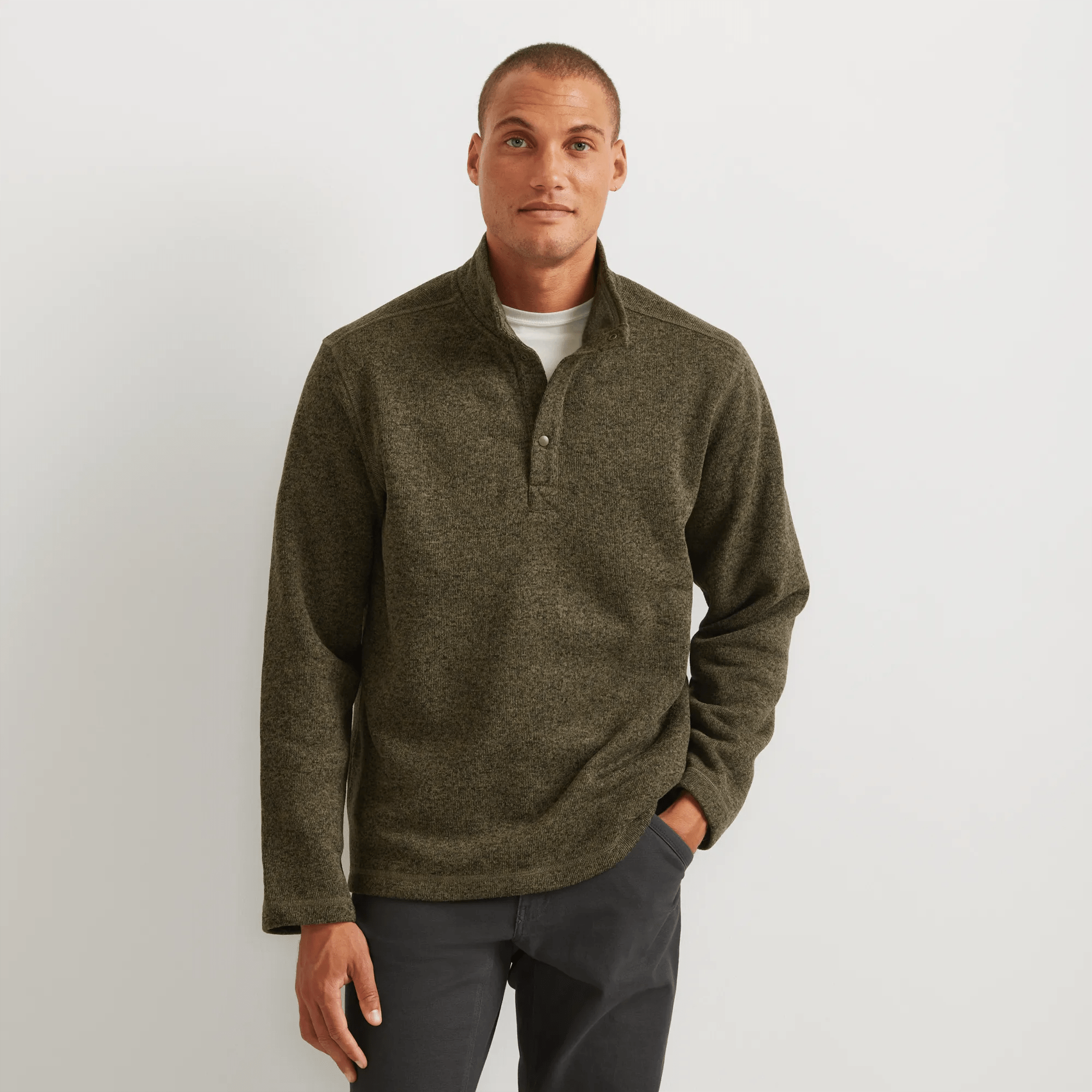 Men's Radiator Fleece 2.0 Snap Mock Pullover