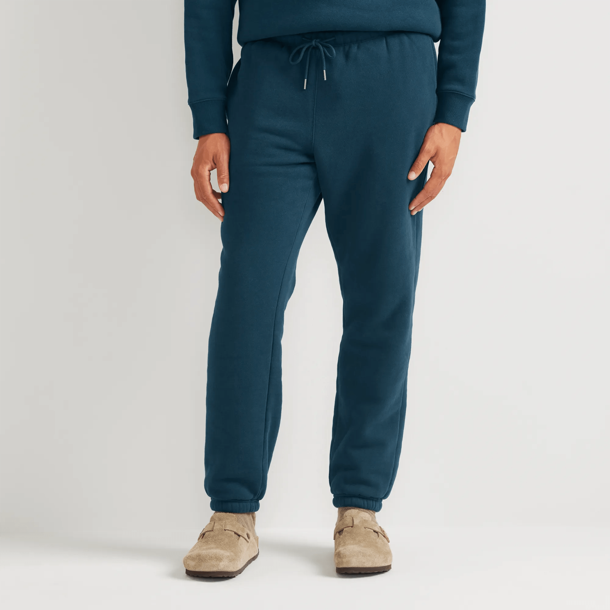Men's Vintage Soft Faux Shearling-Lined Jogger Sweatpants