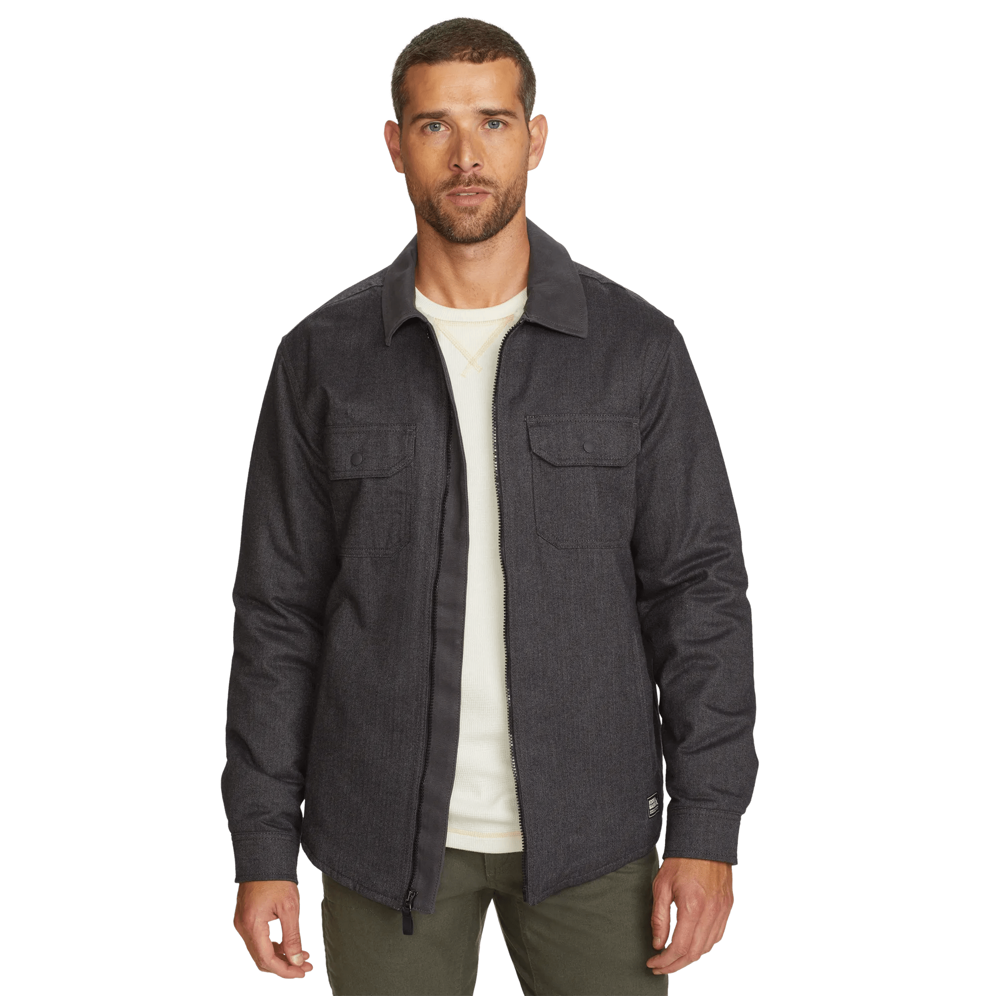 Men's Eddie's Favorite Faux Shearling-Lined Flannel Shirt Jacket